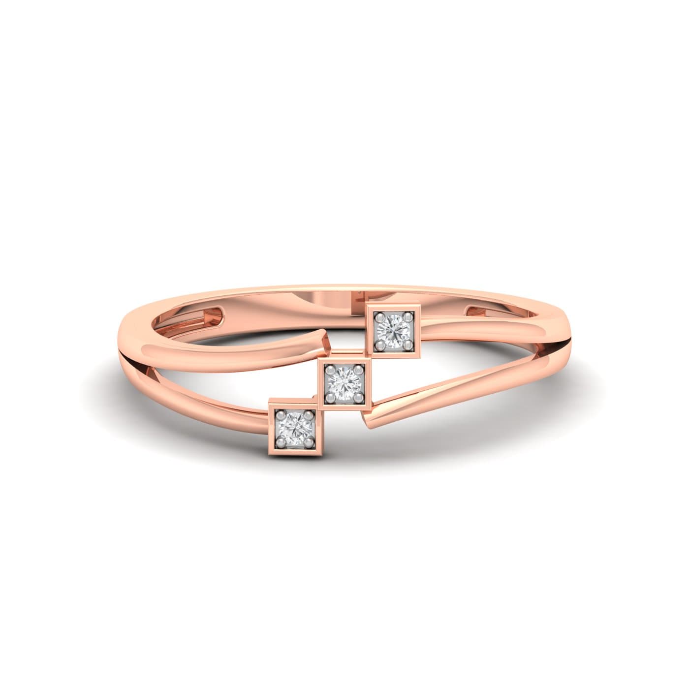 Blocchi Delicate Diamond Ring