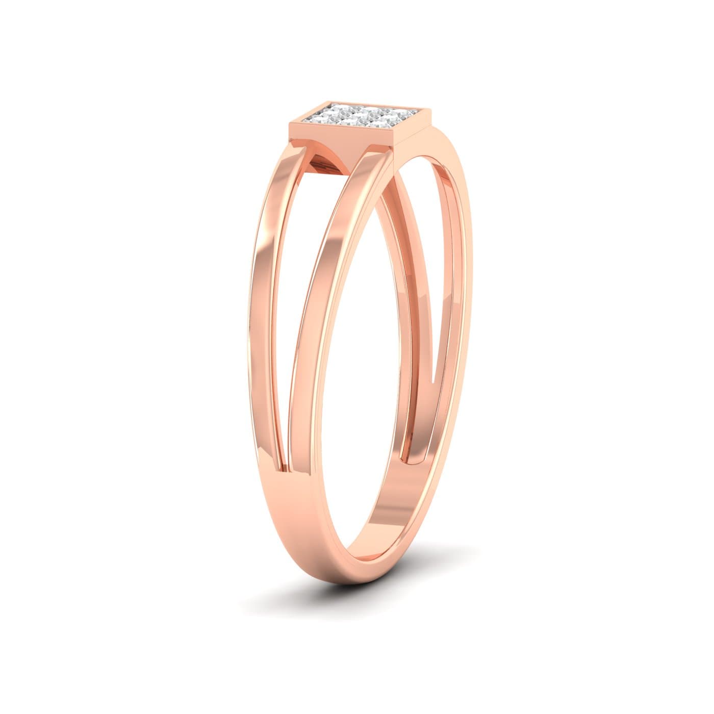 Kasten Double Layer Band Ring