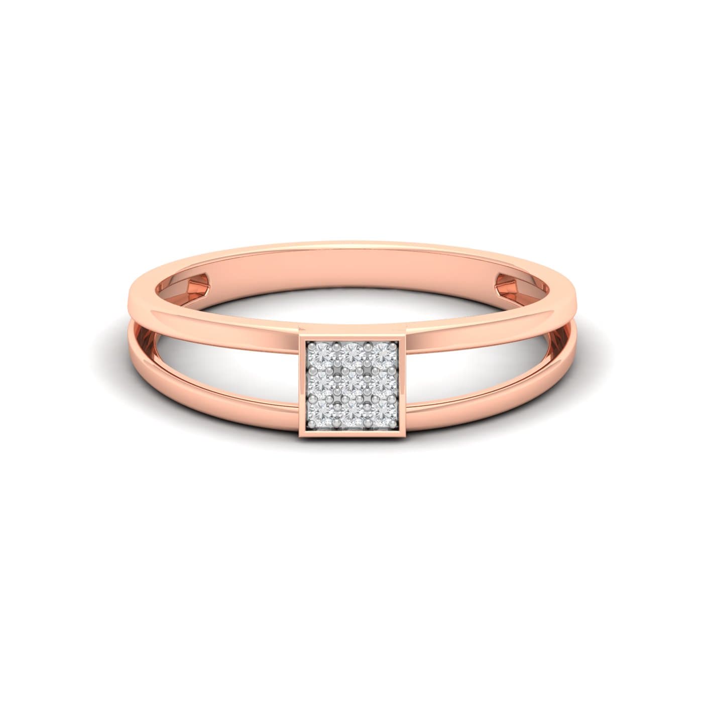 Kasten Double Layer Band Ring