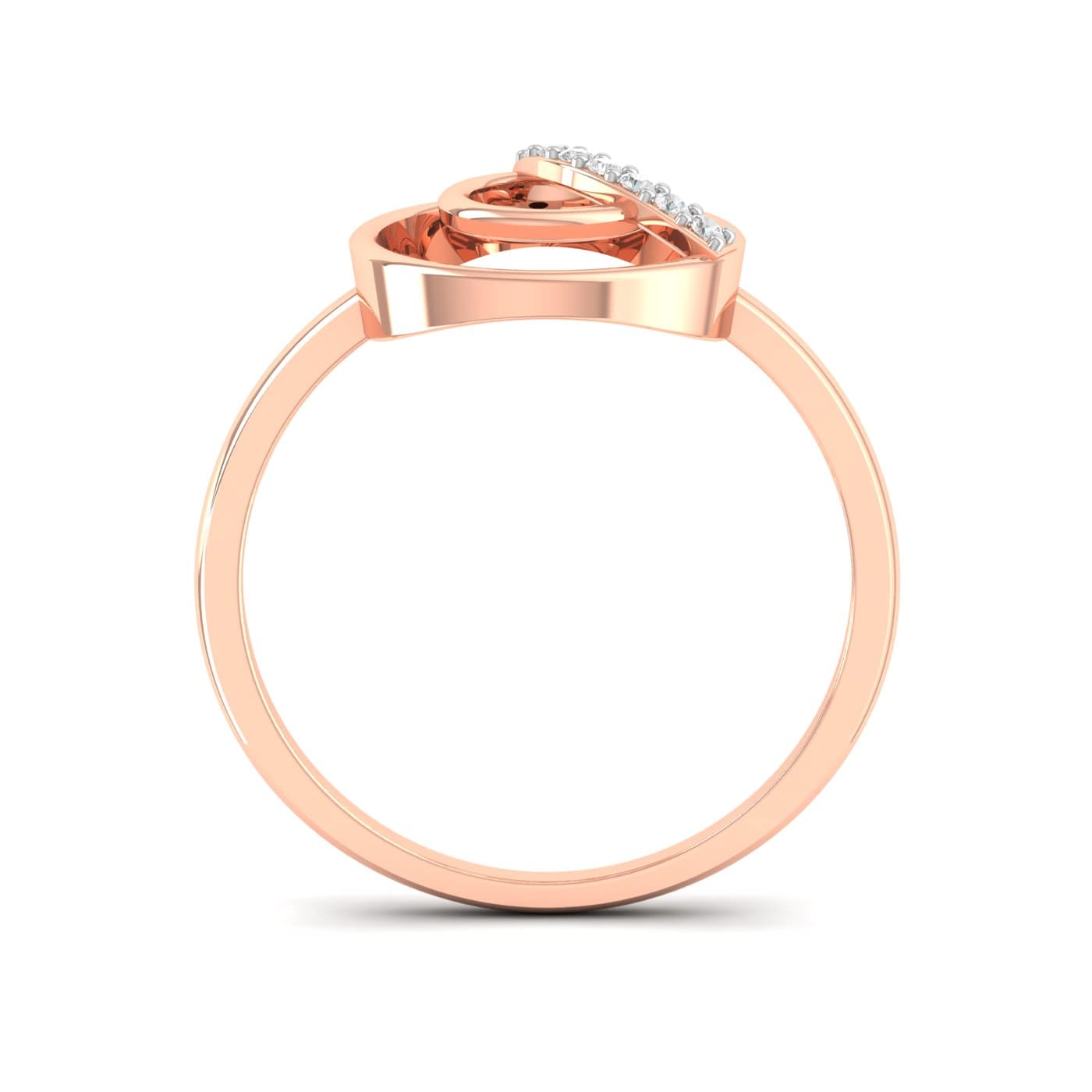 Dual Circle Diamond Ring