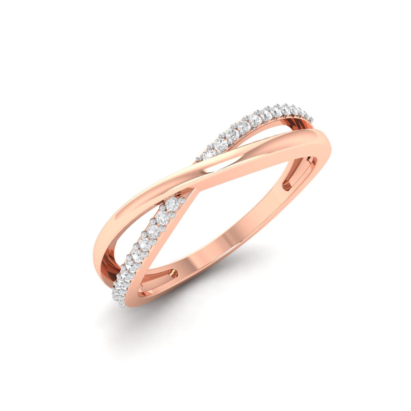 Criss Cross Diamond Band