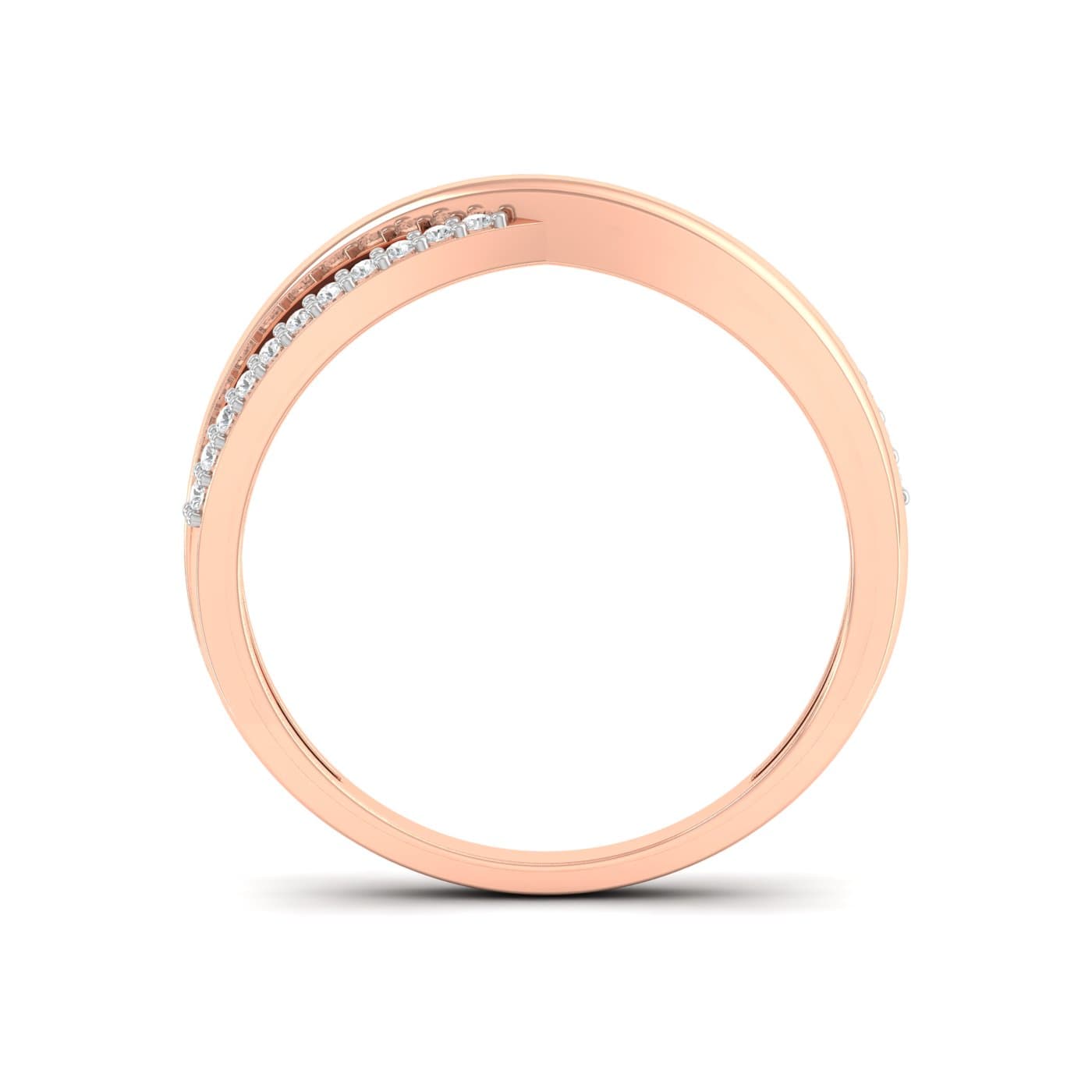 Criss Cross Diamond Band