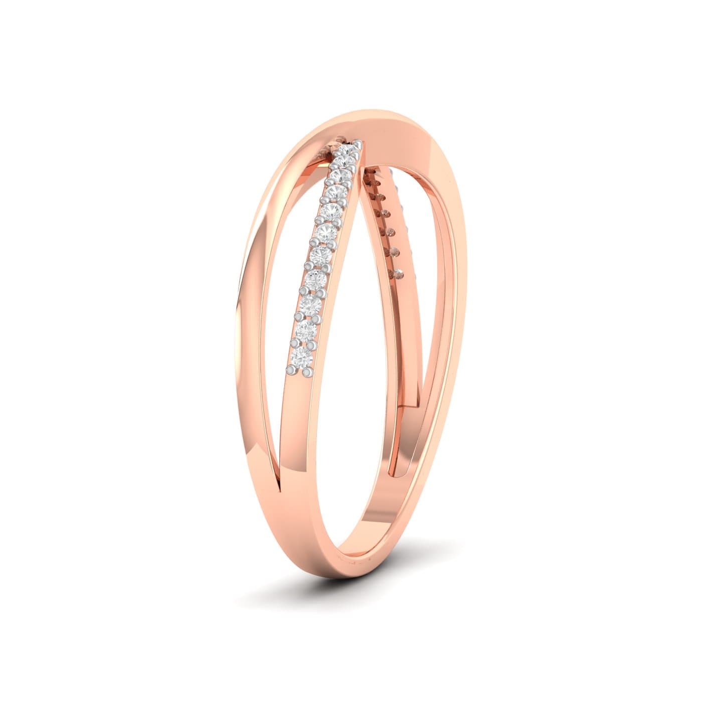 Criss Cross Diamond Band