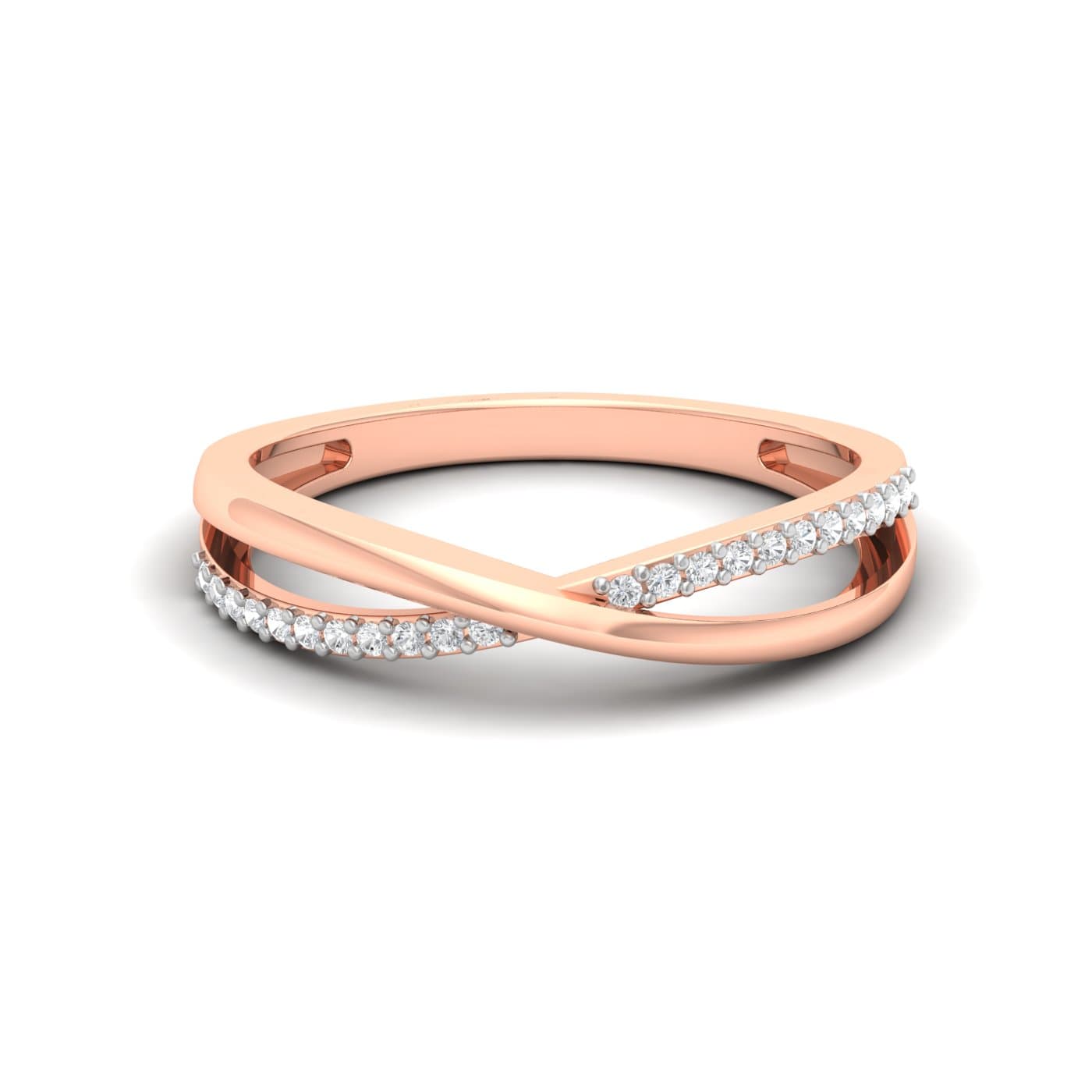 Criss Cross Diamond Band