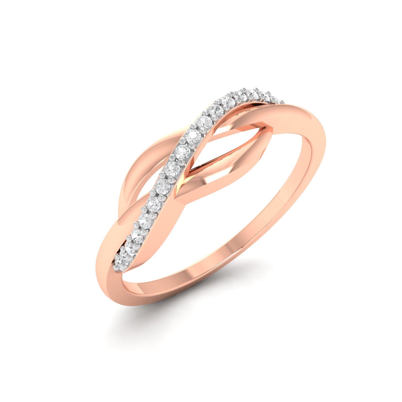 Wavy Diamond Delicate Ring