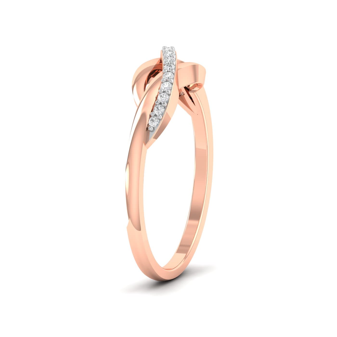 Wavy Diamond Delicate Ring