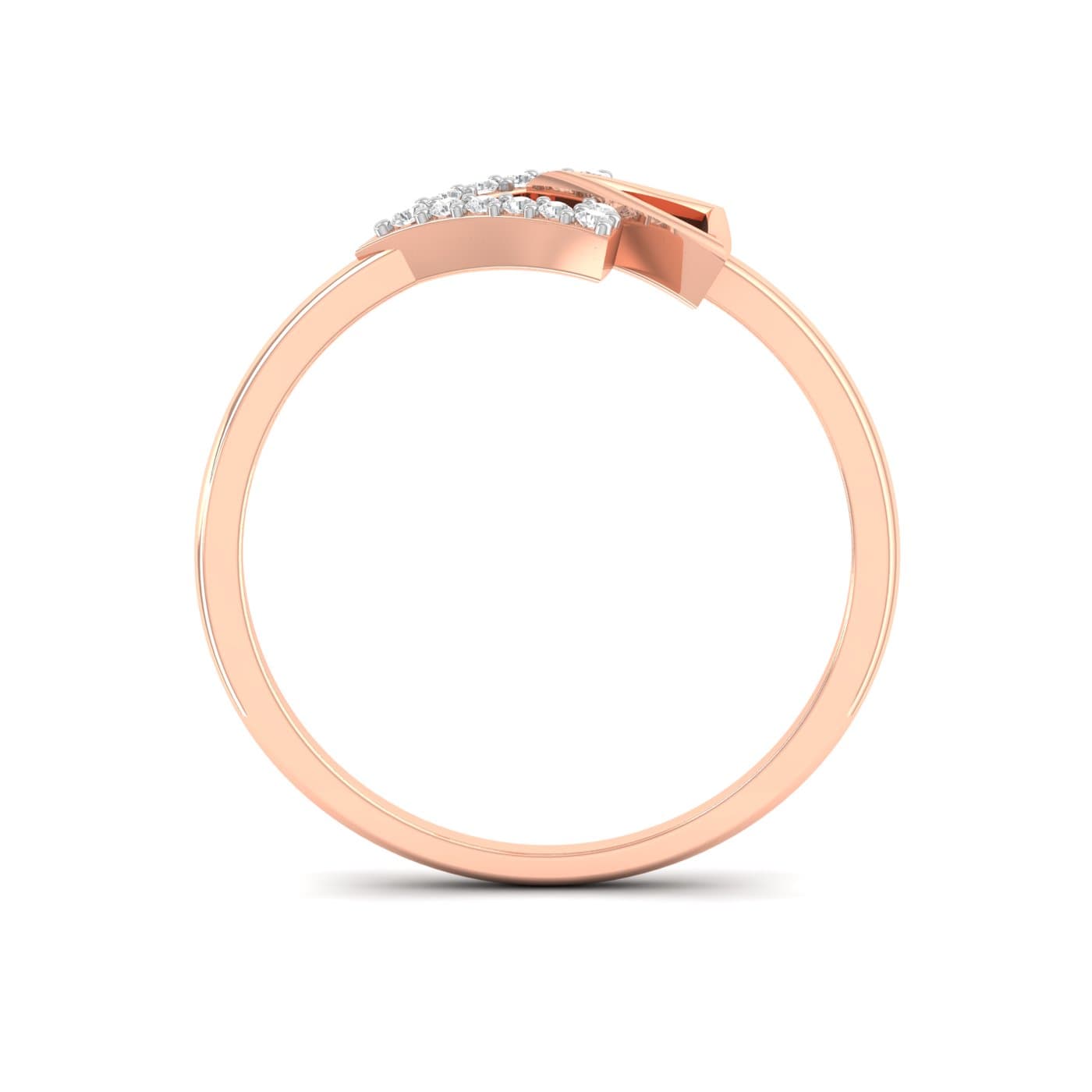 Dual Tri Diamond Ring
