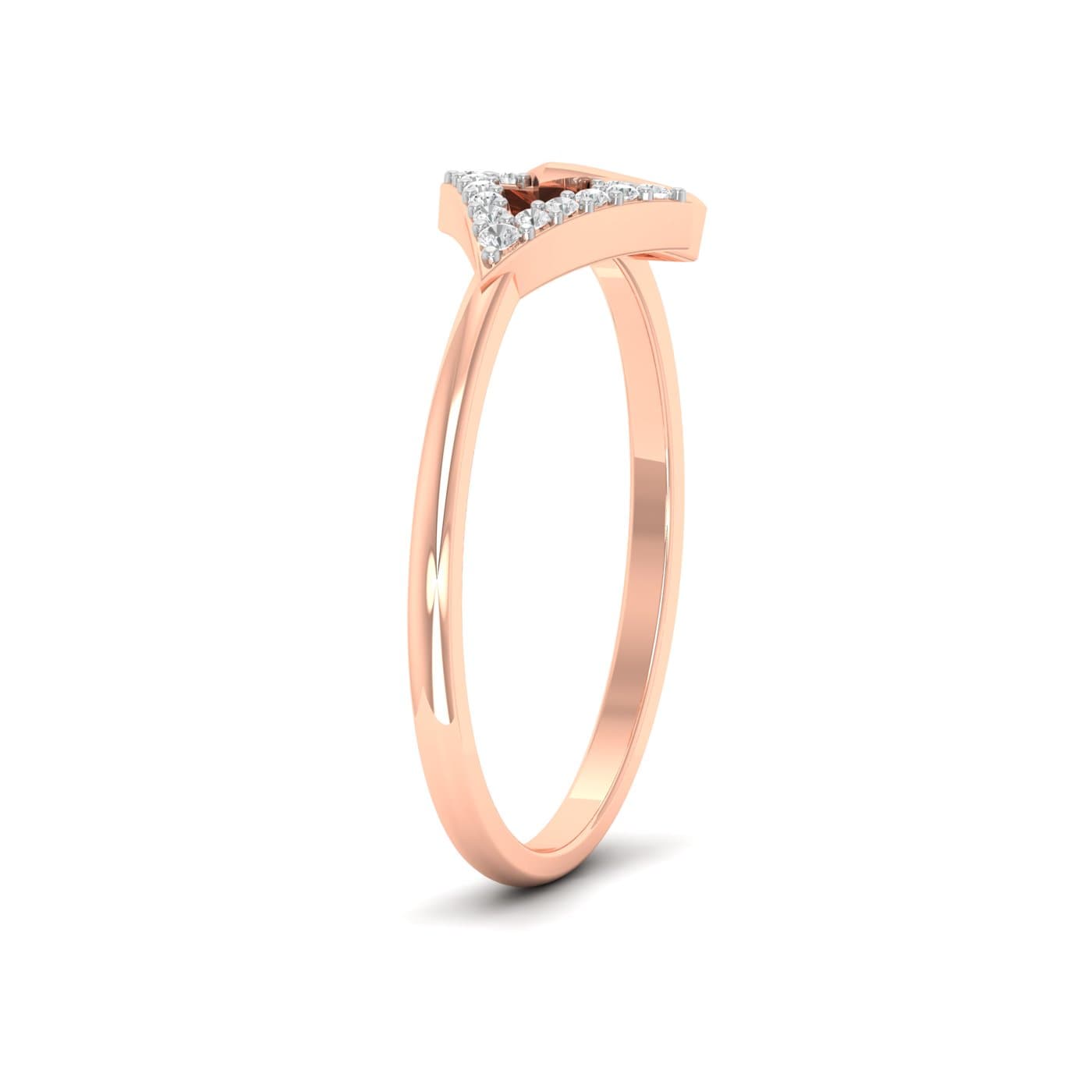 Dual Tri Diamond Ring