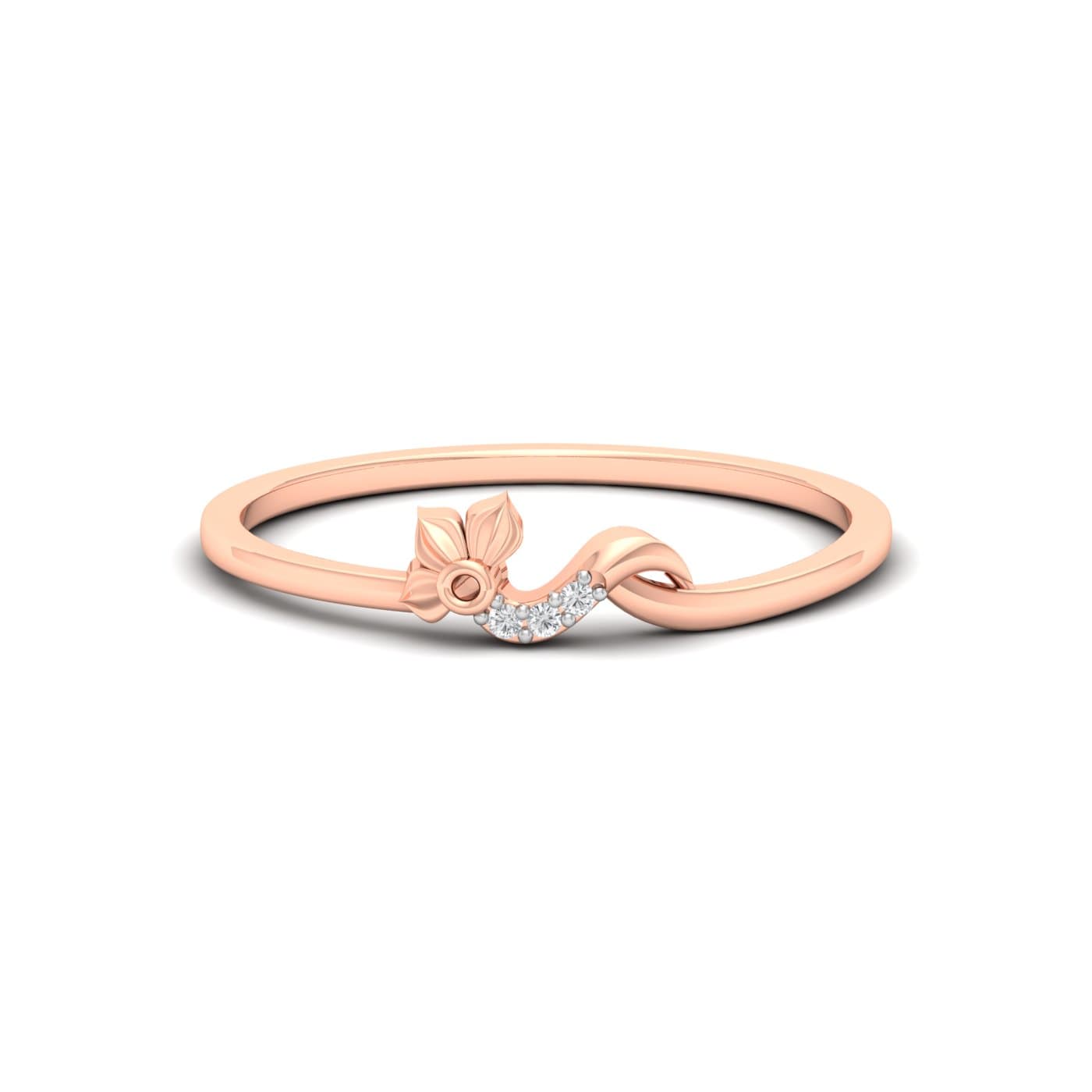 Blume Three Stone Diamond Ring