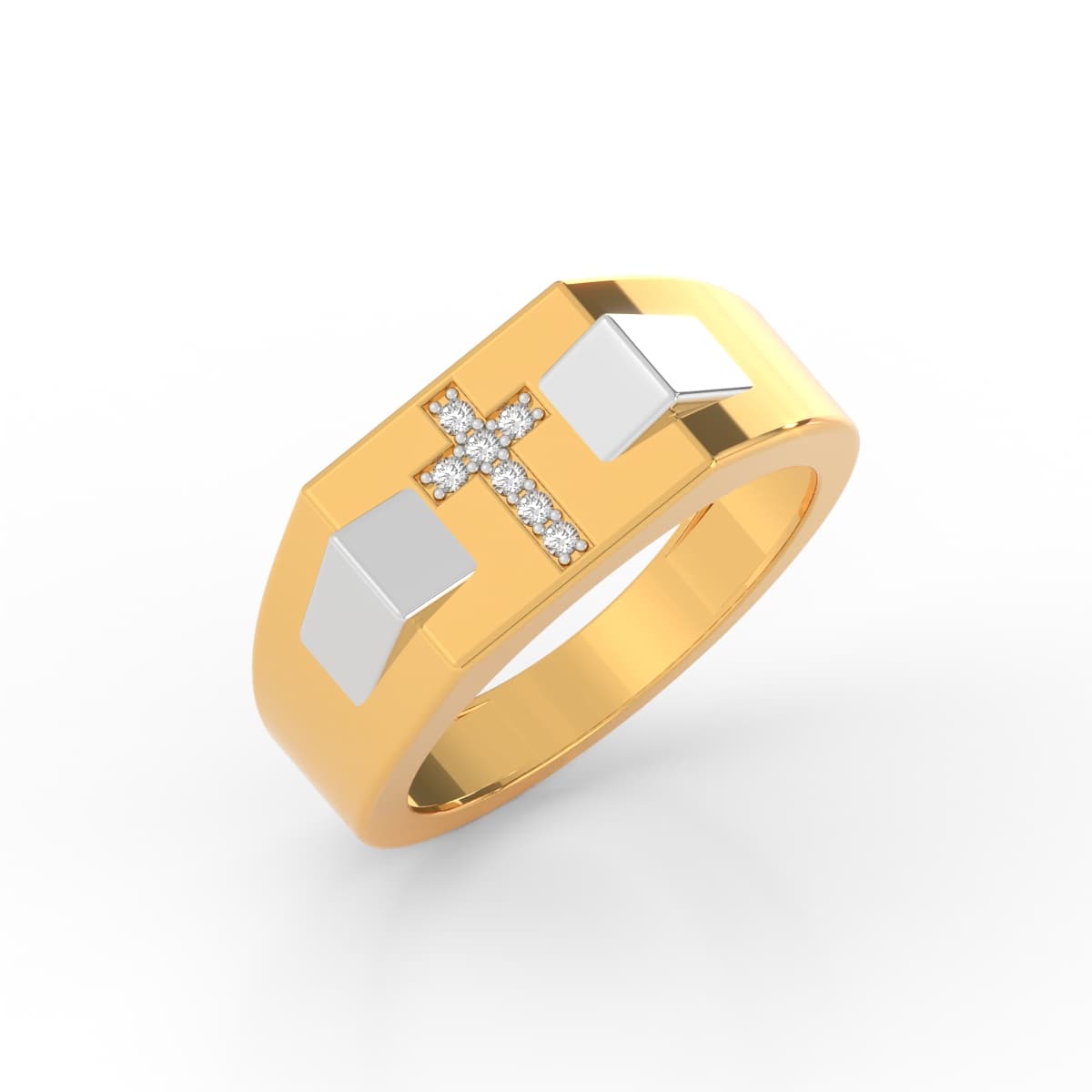 Cross Courage Ring For Men