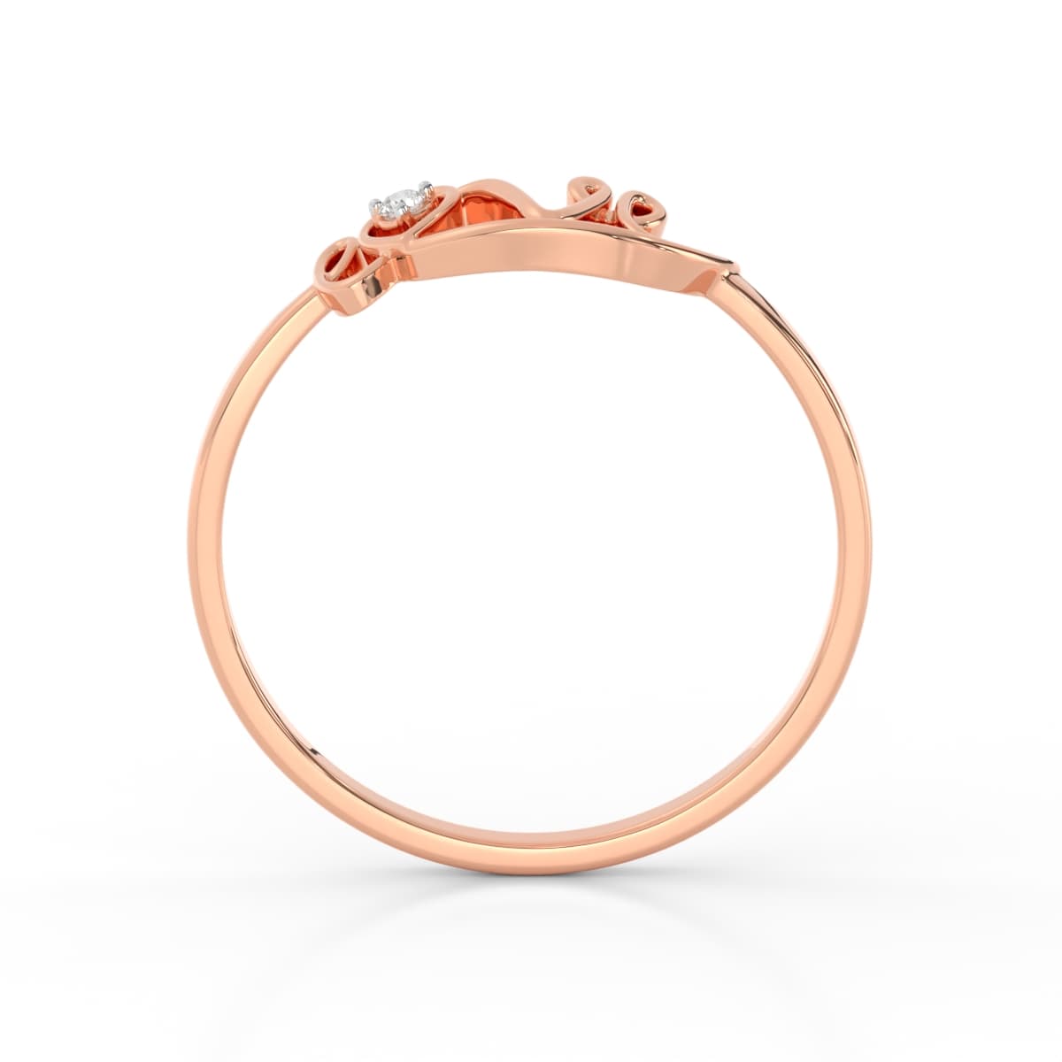 Diamond Love Note Office Wear Ring