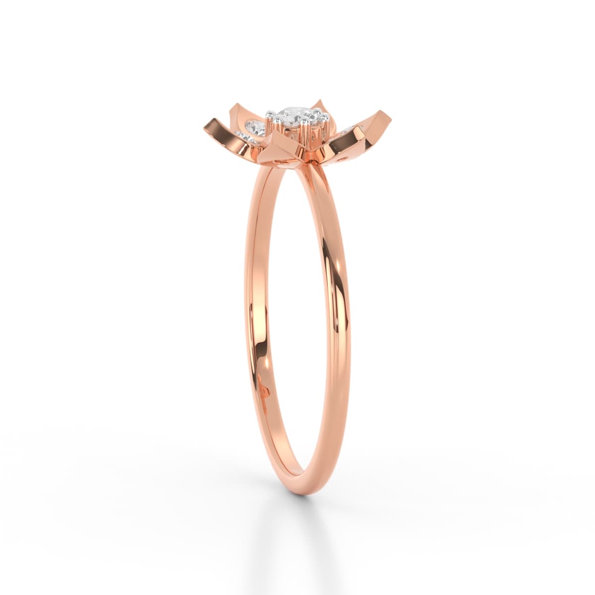 Magnolia Magic Diamond Office Wear Ring