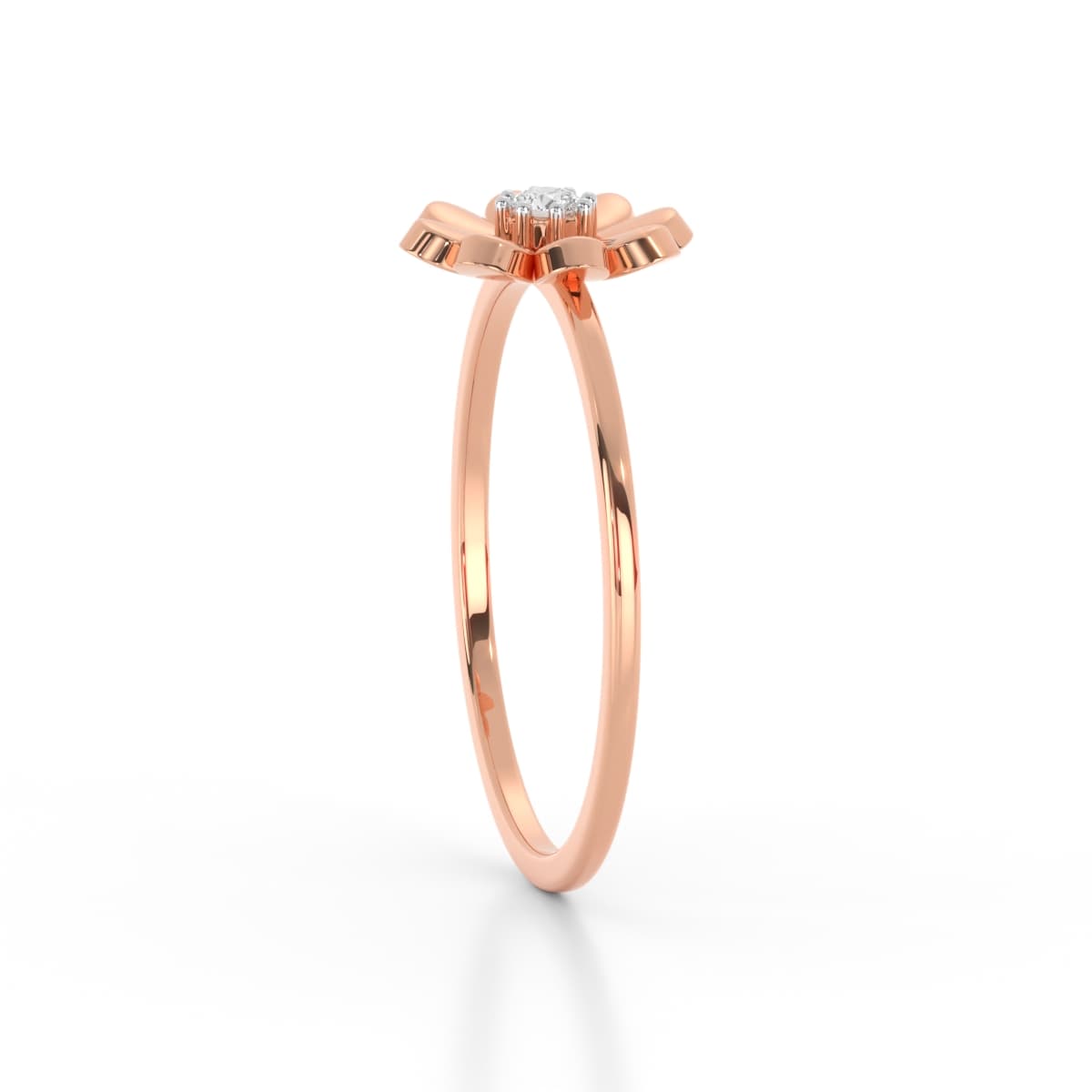 Blooming Daisy Diamond Ring
