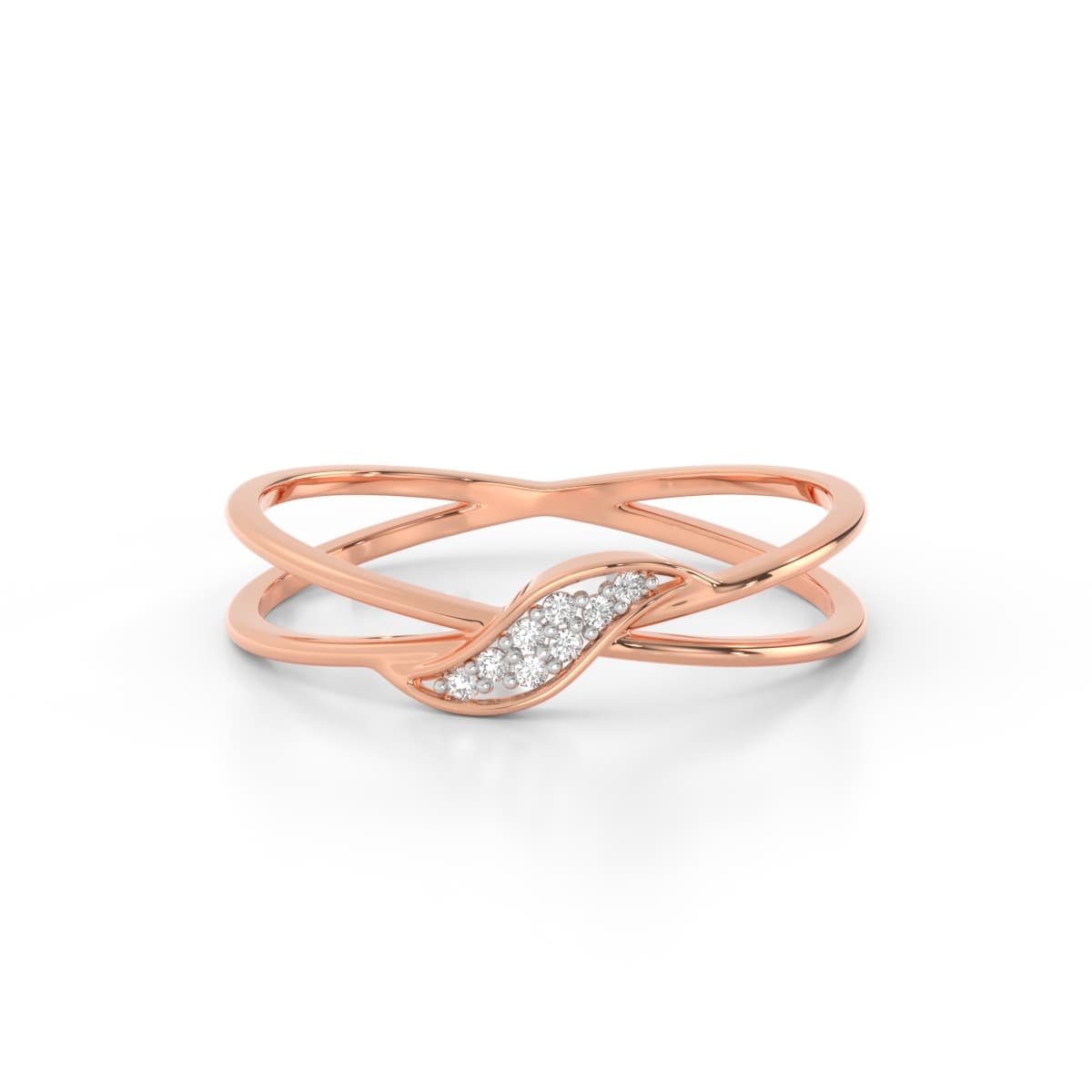 Womens Diamond Half-eternity Ring