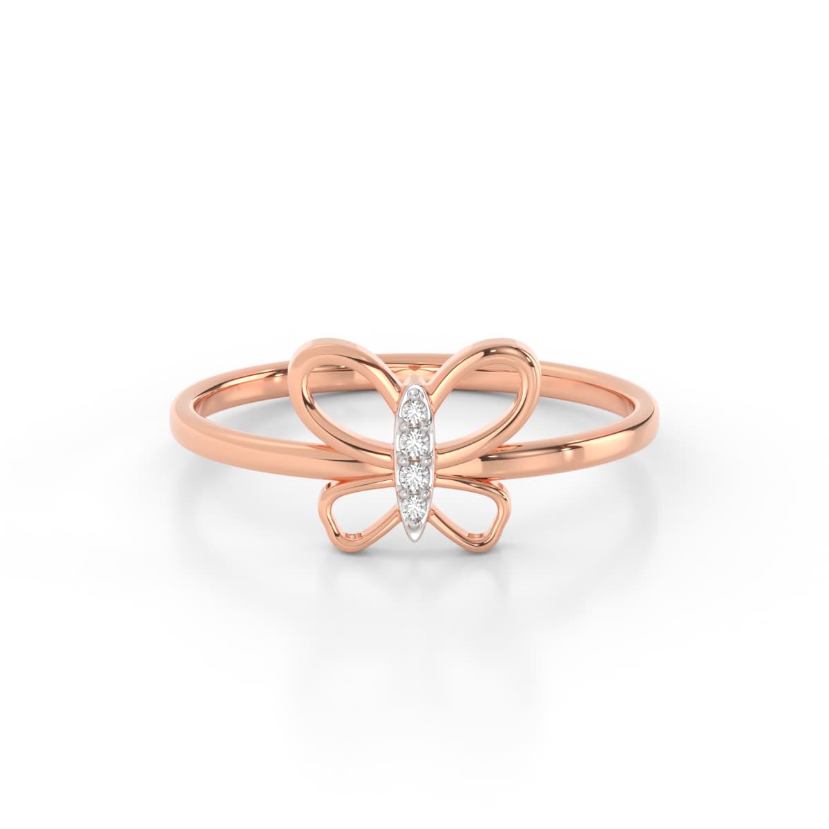 Butterfly Flutter Diamond Ring