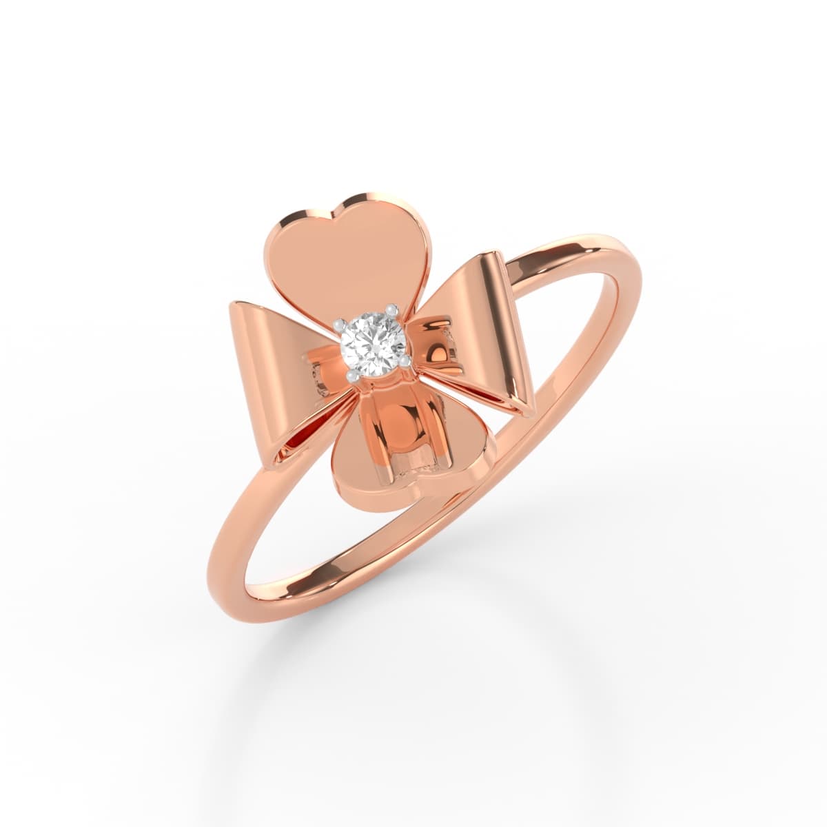 Sparkling Diamond Daisy Ring