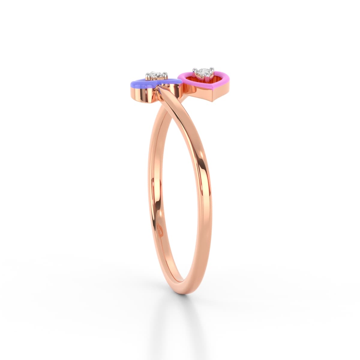 Vibrant Heart Duo Ring