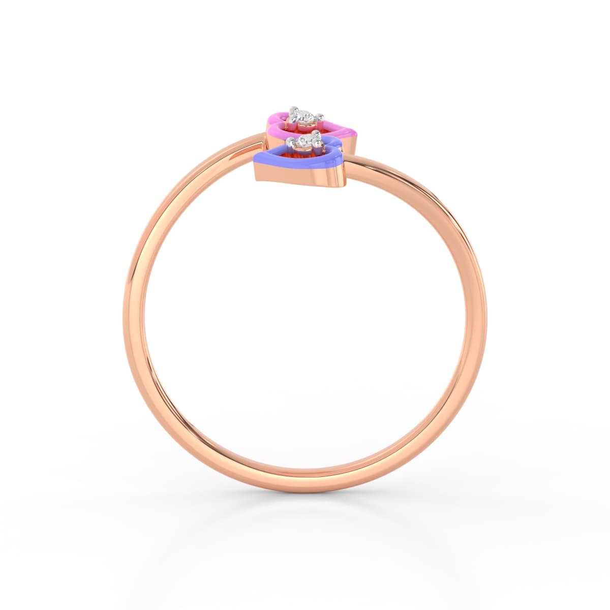 Vibrant Heart Duo Ring