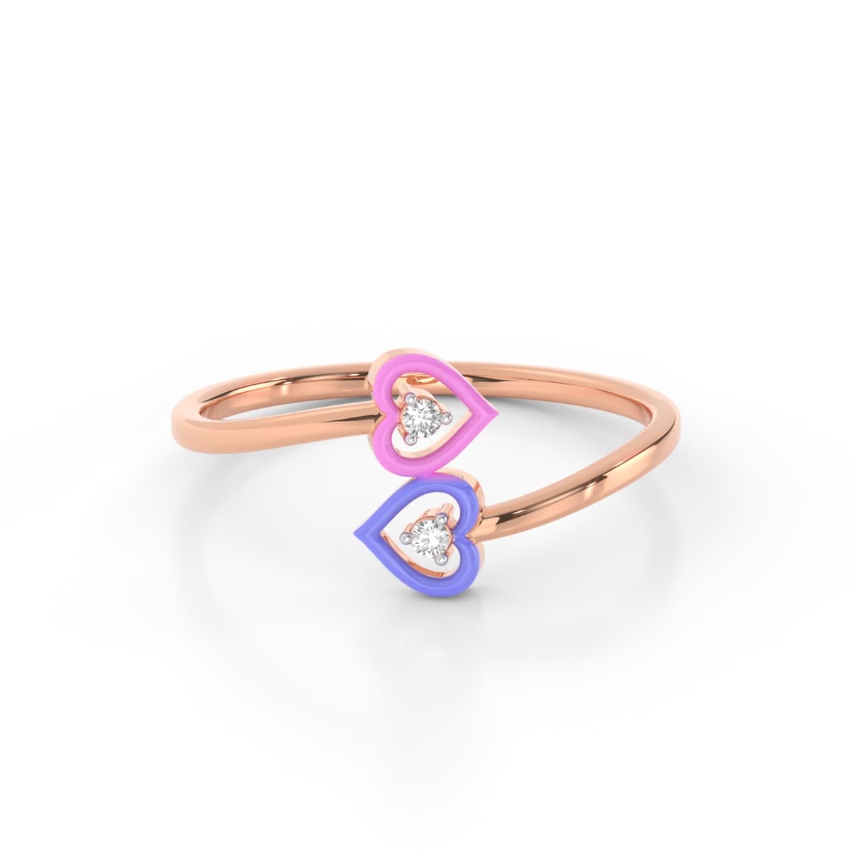 Vibrant Heart Duo Ring