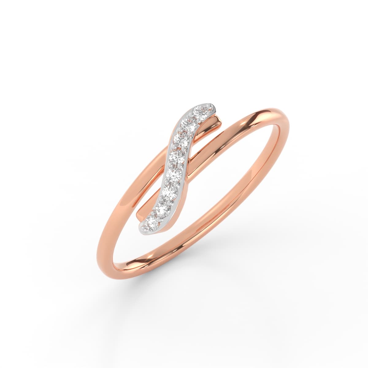 Intricate Cross Diamond Ring