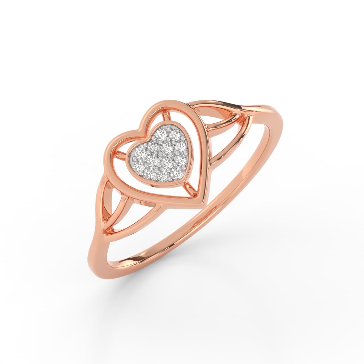 Heartfelt Diamond Ring
