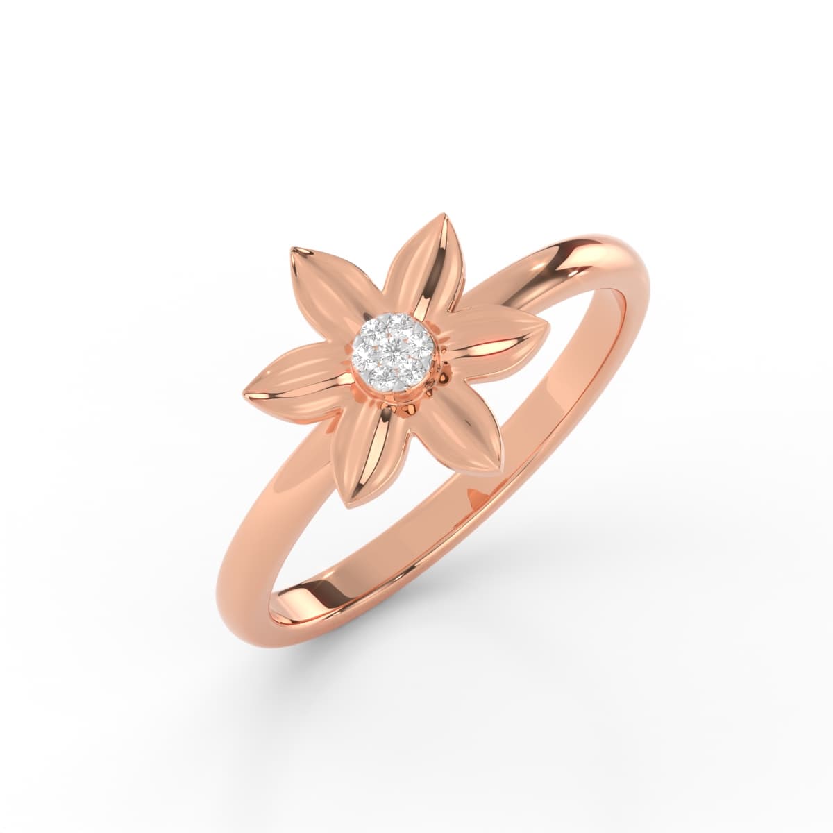 Floral Diamond Ring
