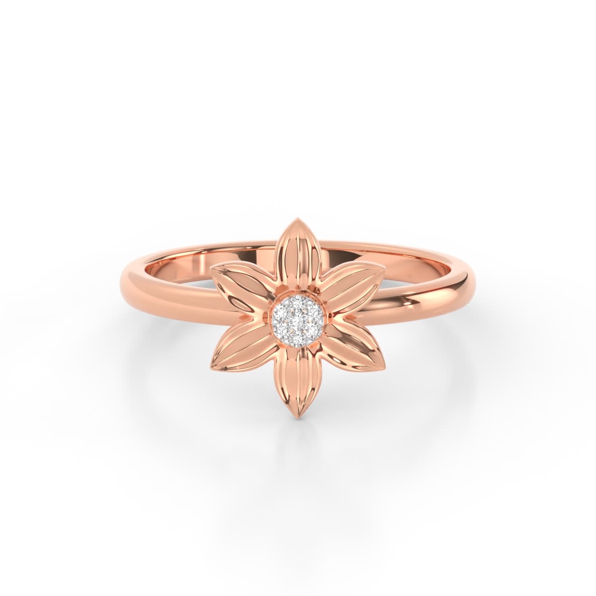 Floral Diamond Ring