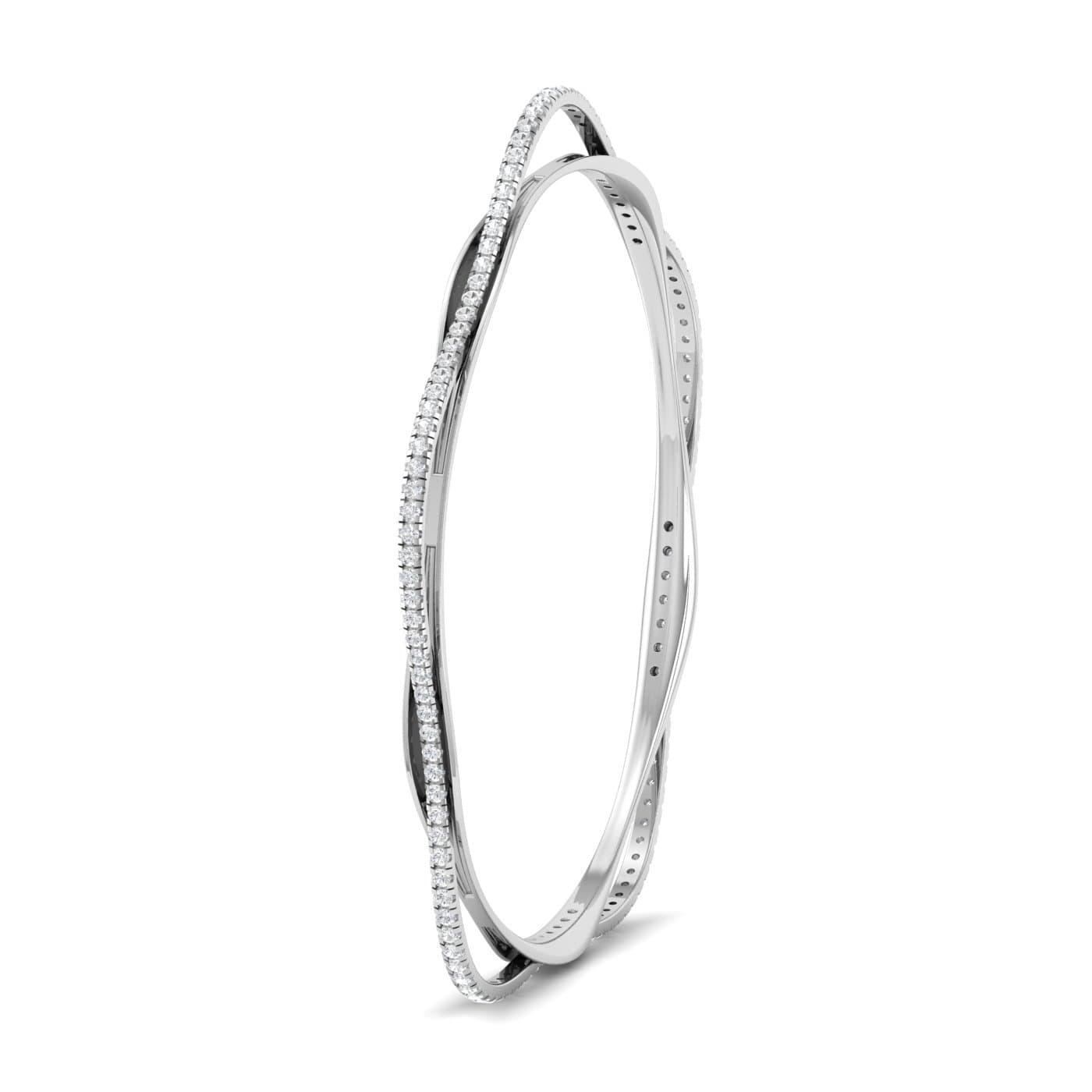 Aditi Flora Diamond Bangles