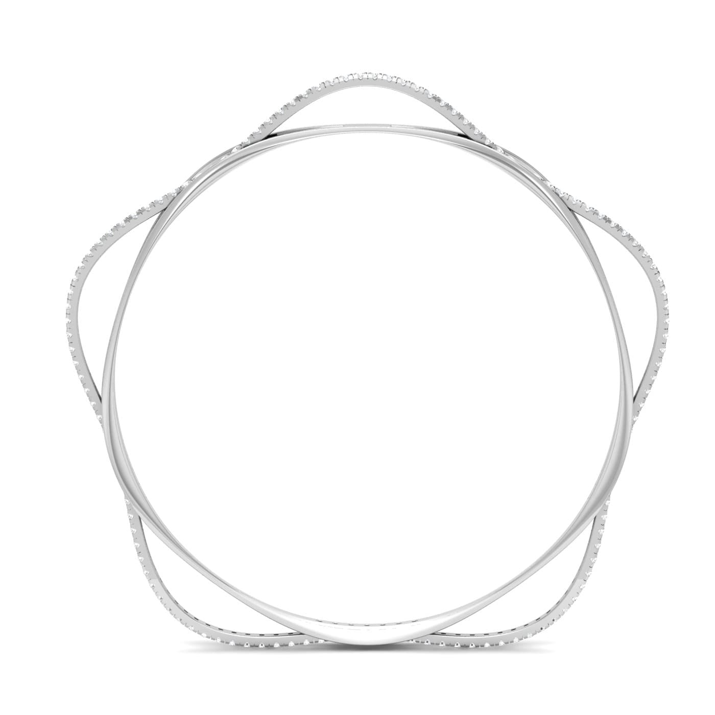 Aditi Flora Diamond Bangles