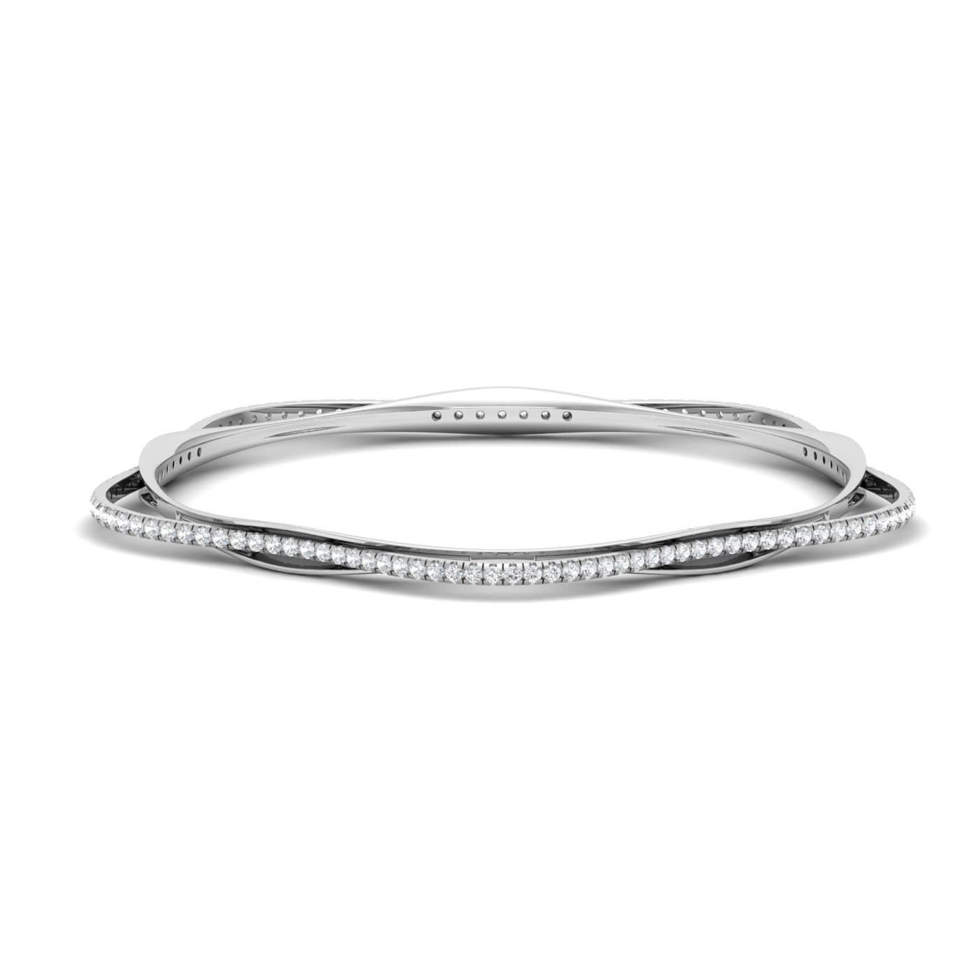 Aditi Flora Diamond Bangles