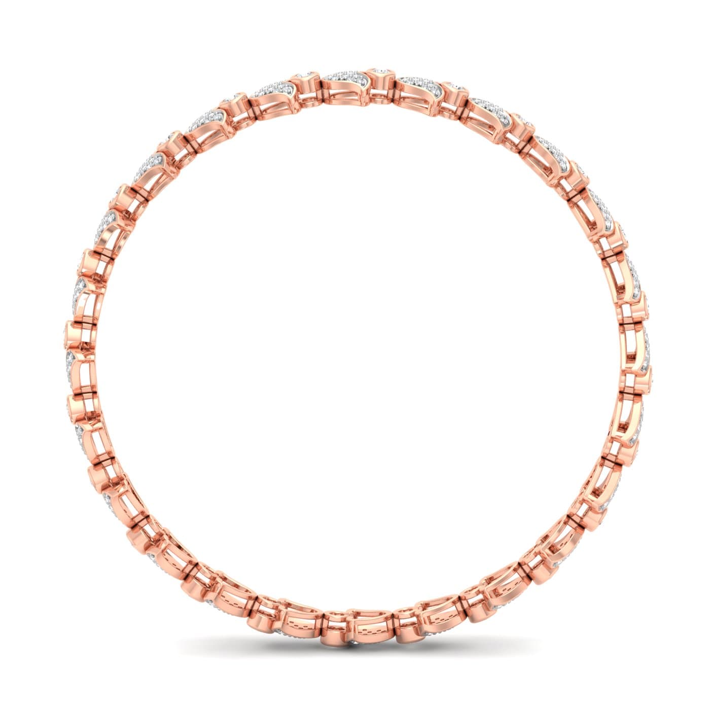 Tulip Diamond Bangle