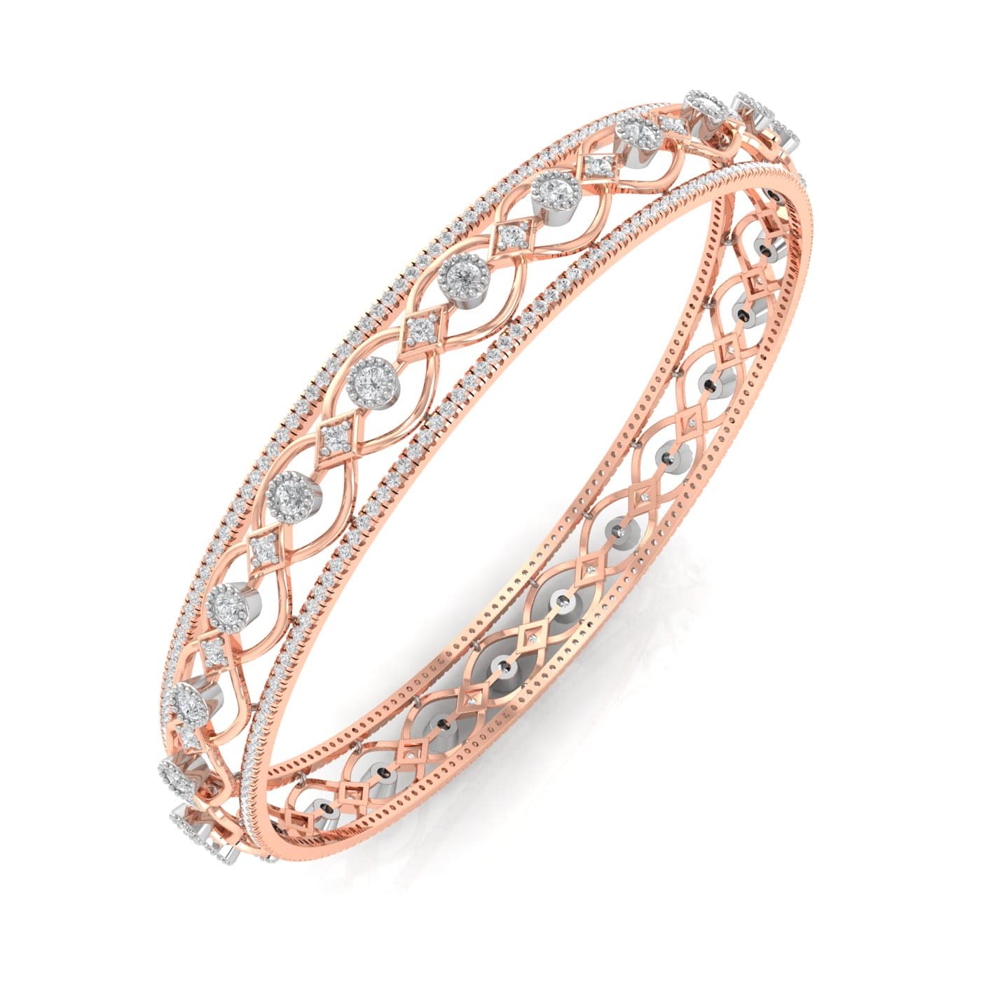 Bailey Fancy Cutout Diamond Bangle