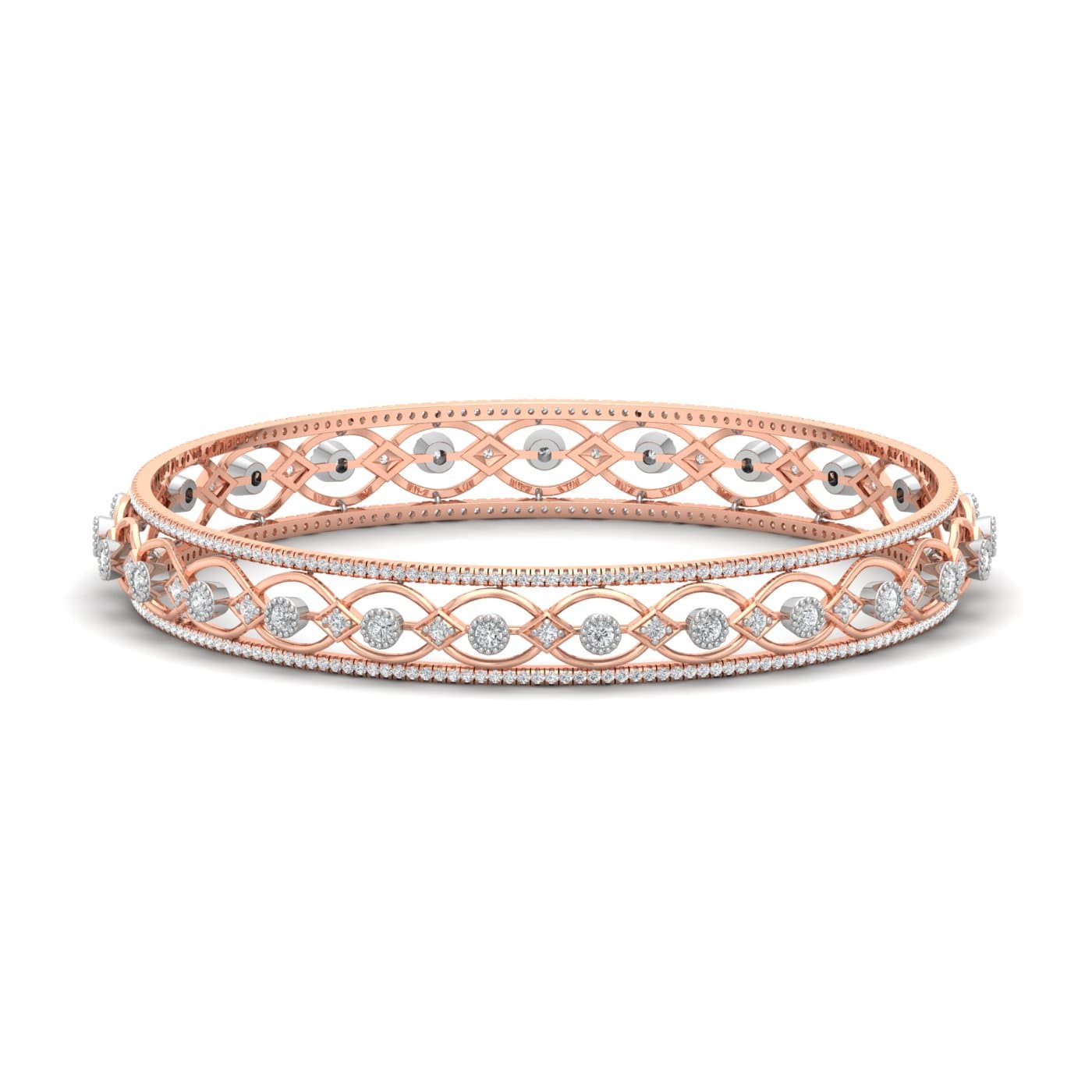Bailey Fancy Cutout Diamond Bangle