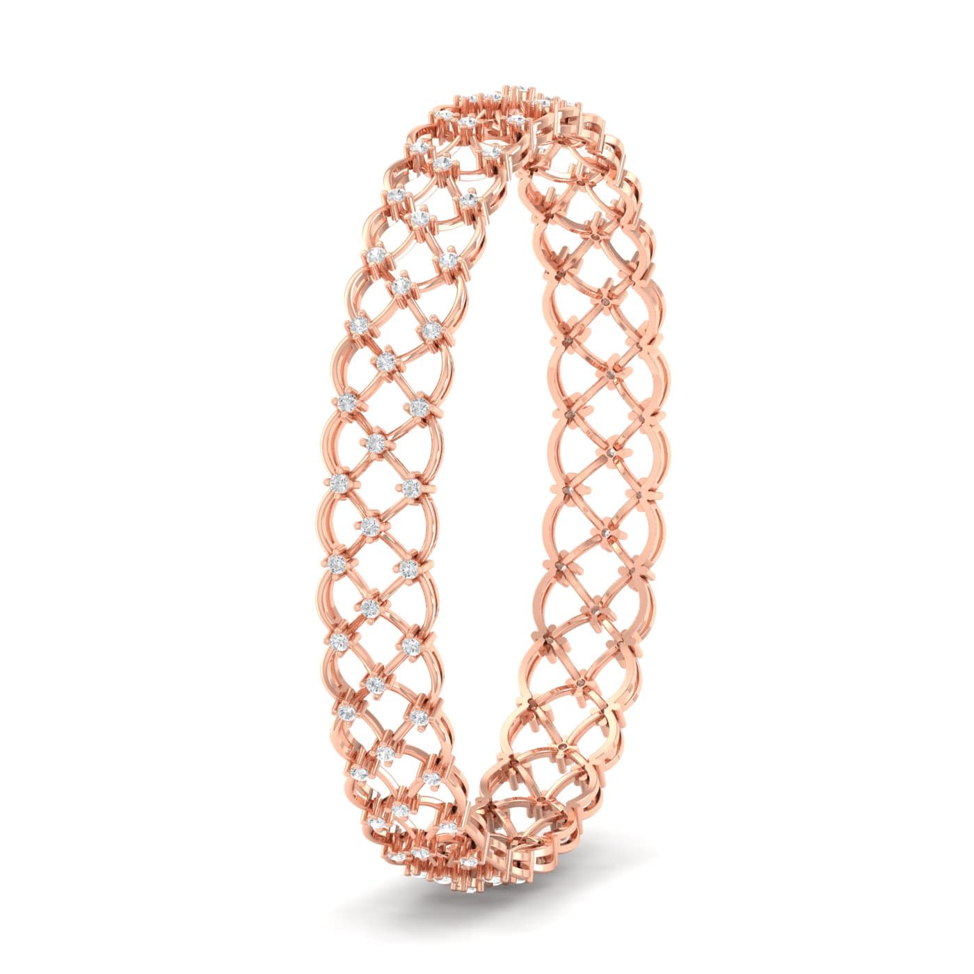 Warda Fancy Diamond Bangle