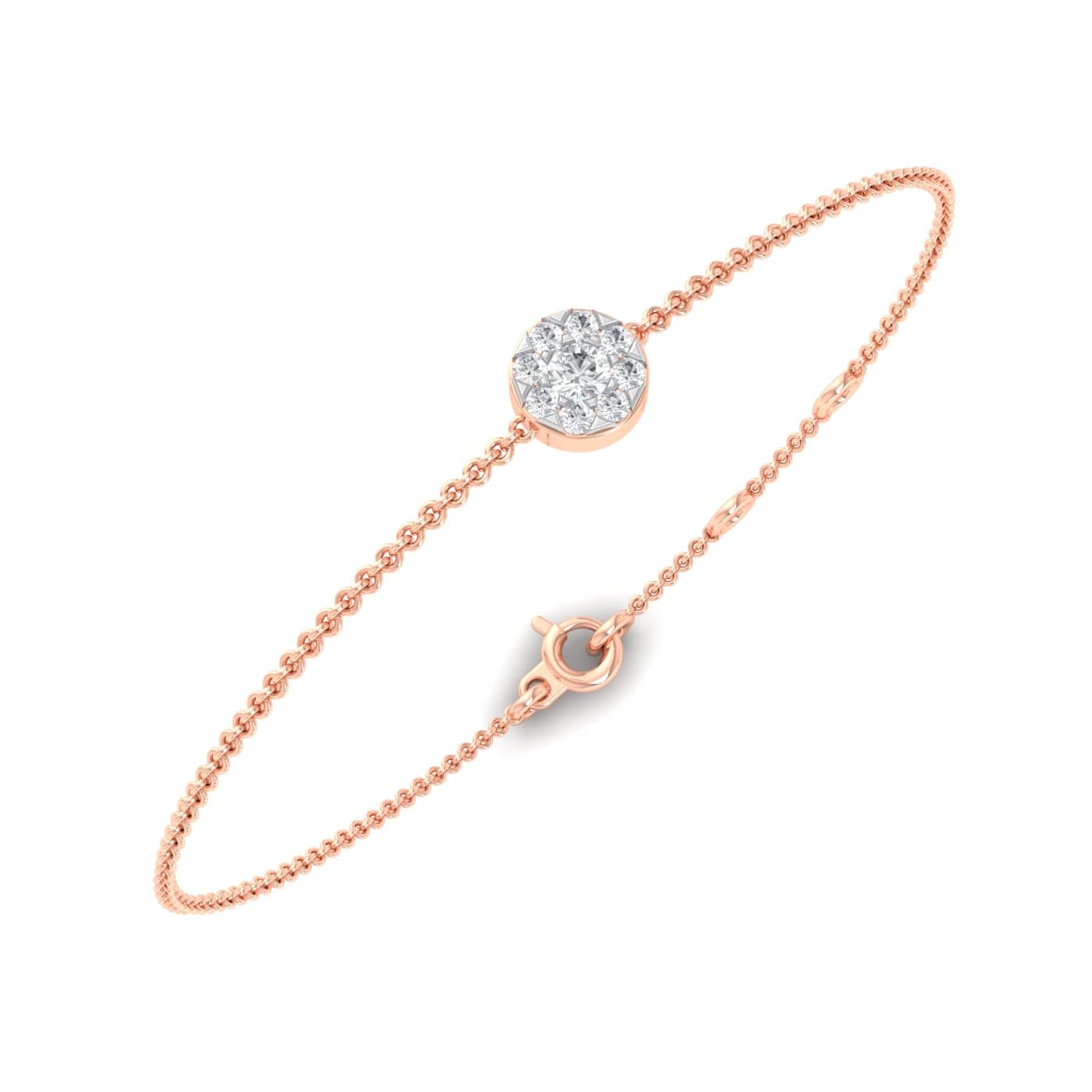 One Stone Glorious Diamond Bracelet