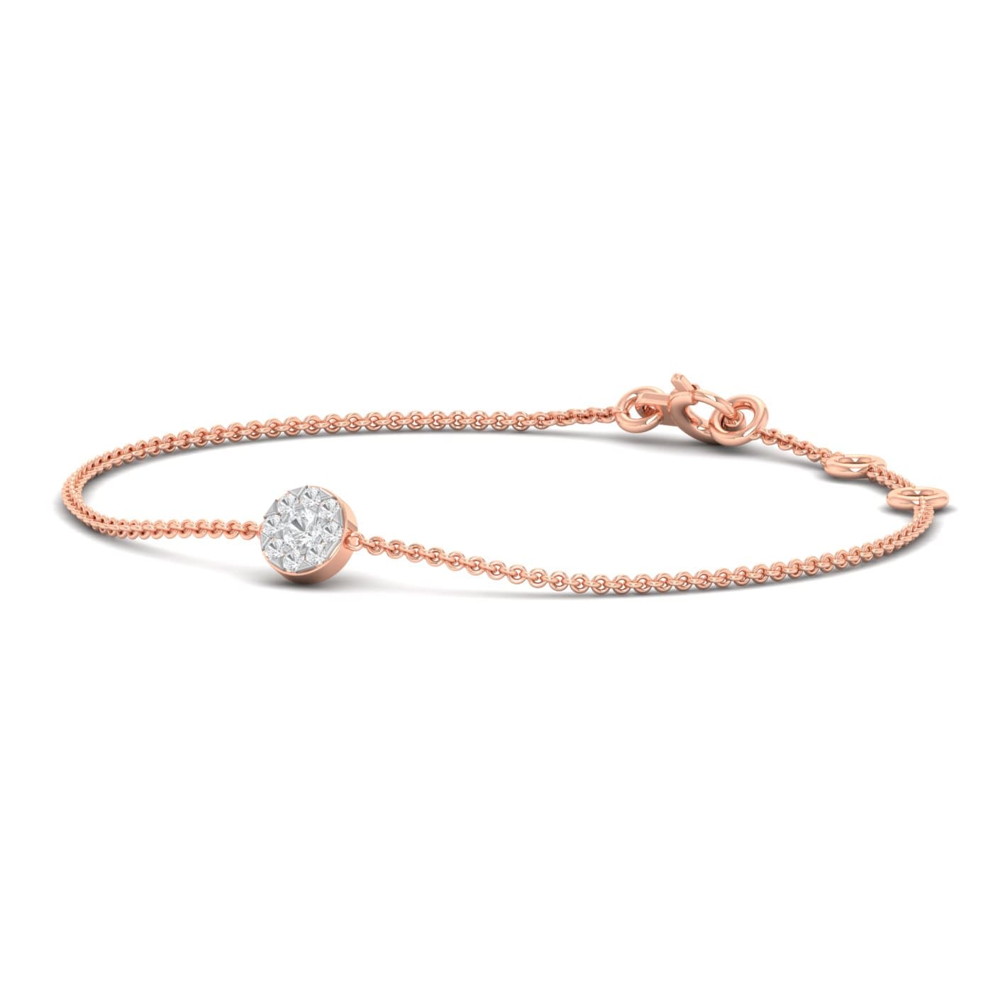 One Stone Glorious Diamond Bracelet