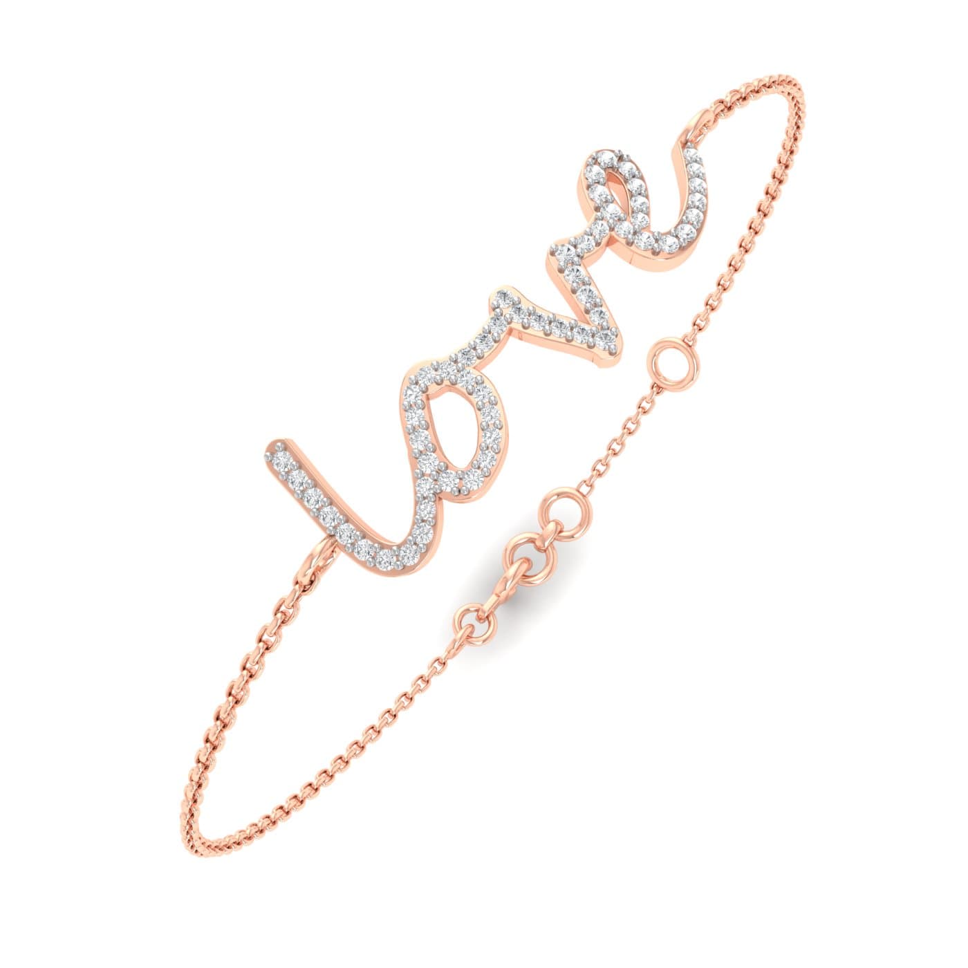 Sparkling Love Diamond Bracelet