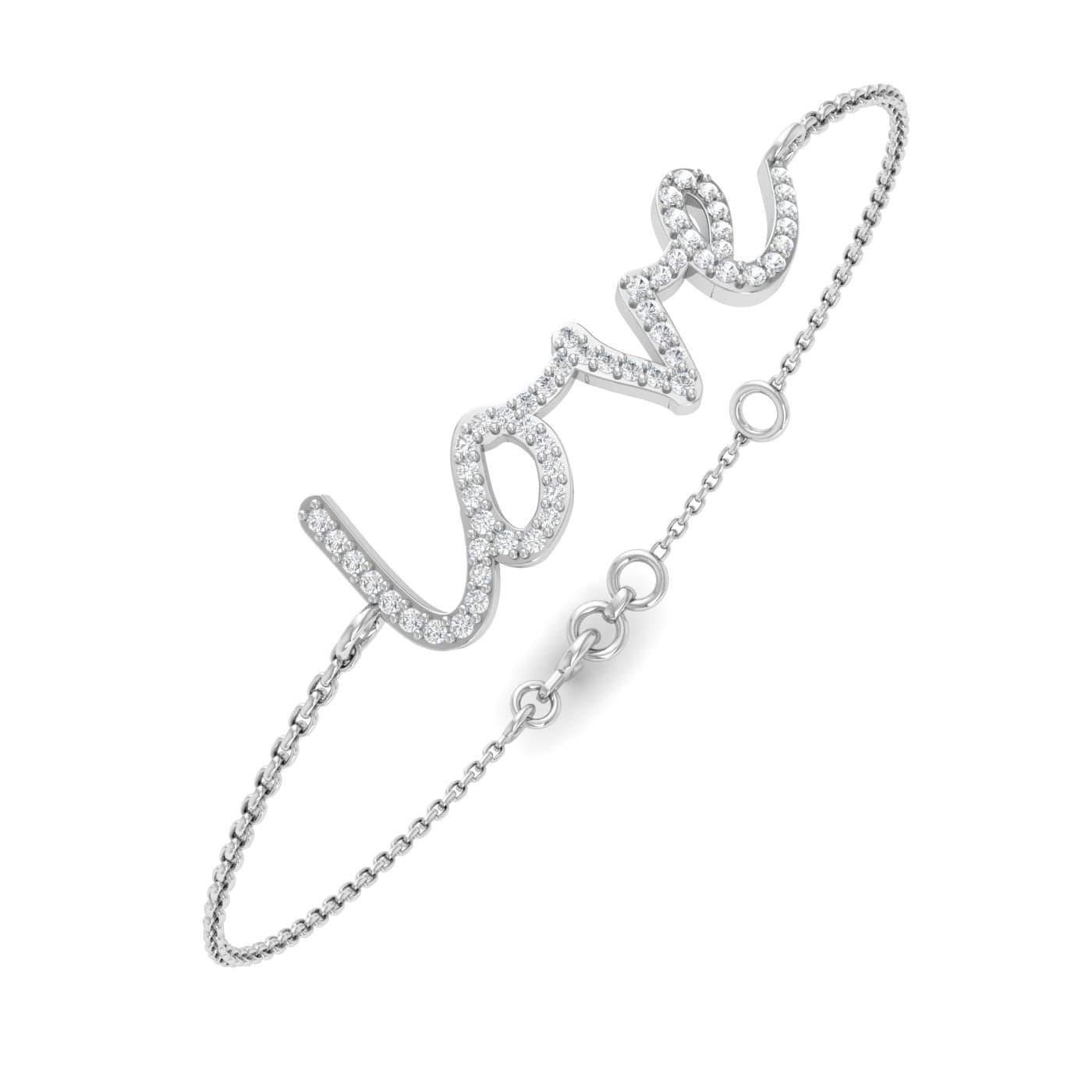 Sparkling Love Diamond Bracelet