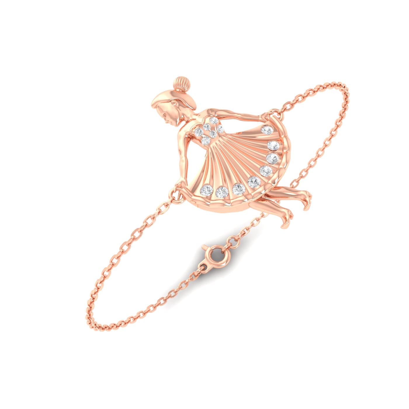 Dancing Doll Gold Kids Bracelet