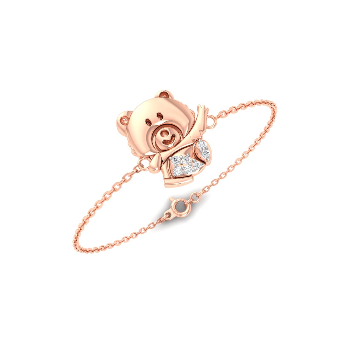 Teddy Bear Kids Gold Bracelet