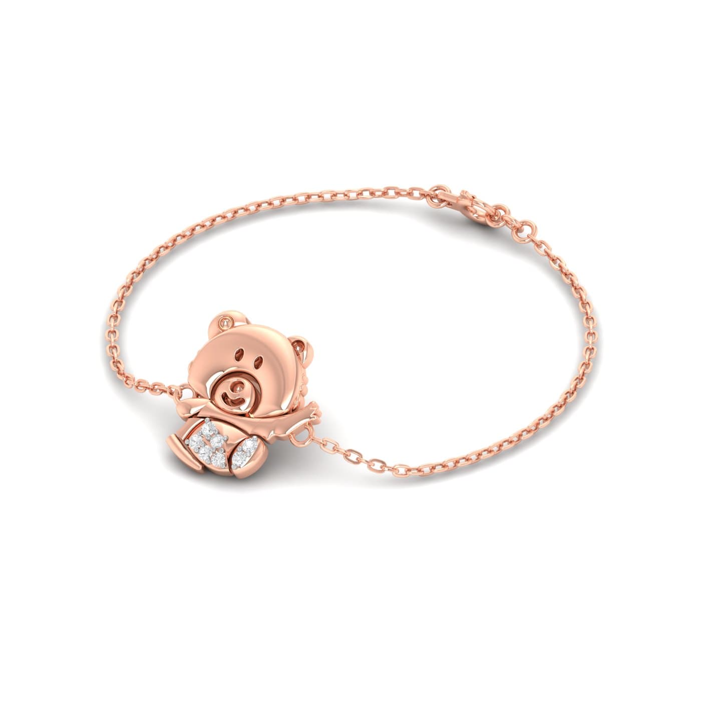 Teddy Bear Kids Gold Bracelet