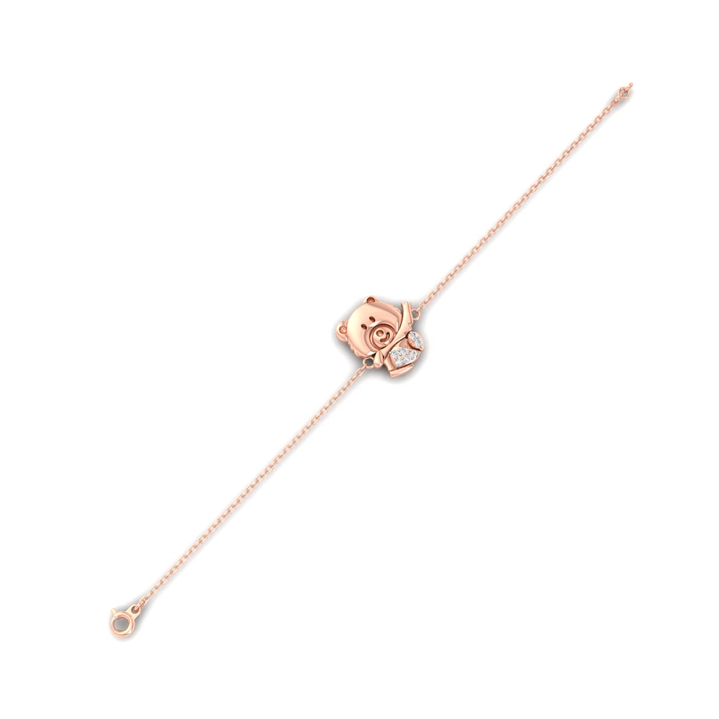 Teddy Bear Kids Gold Bracelet