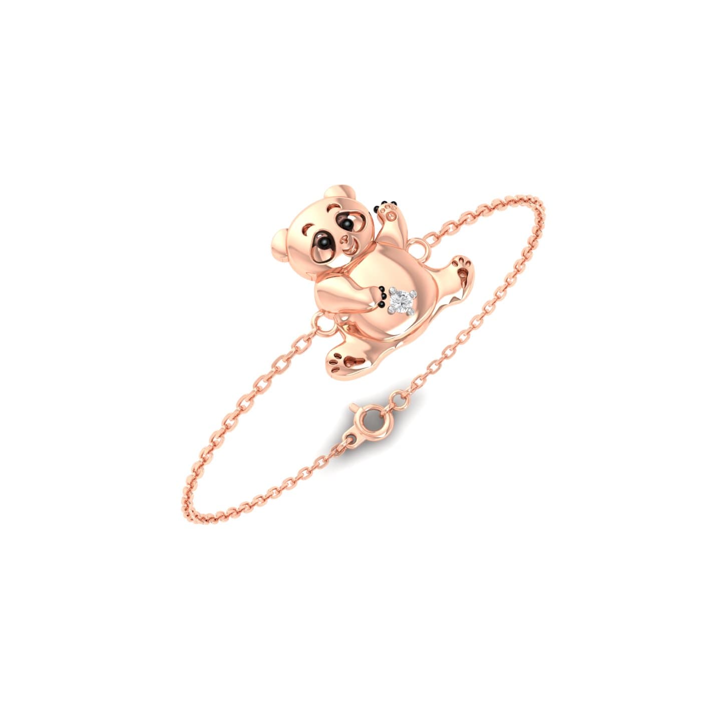 Lil Panda Kids Gold Bracelet
