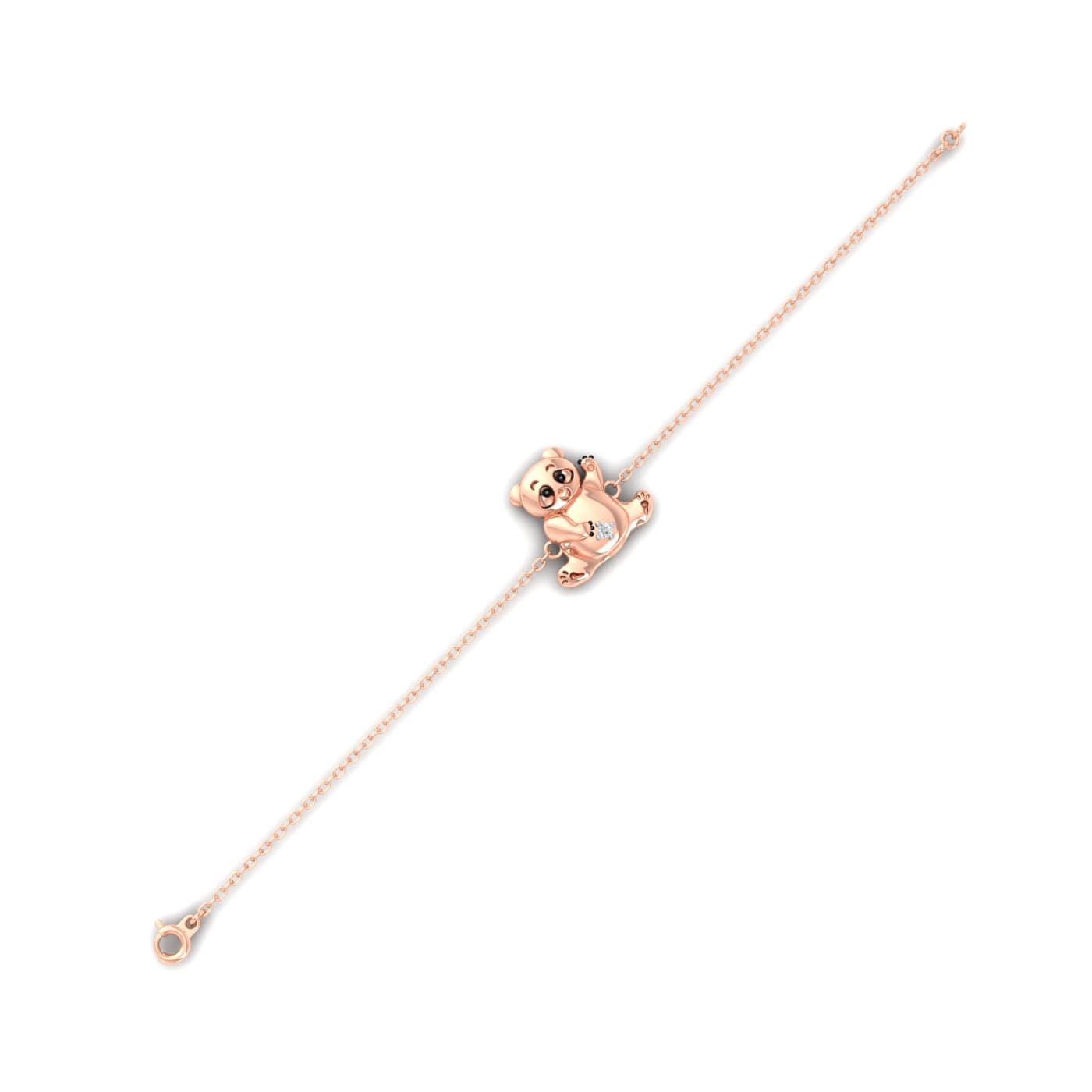 Lil Panda Kids Gold Bracelet