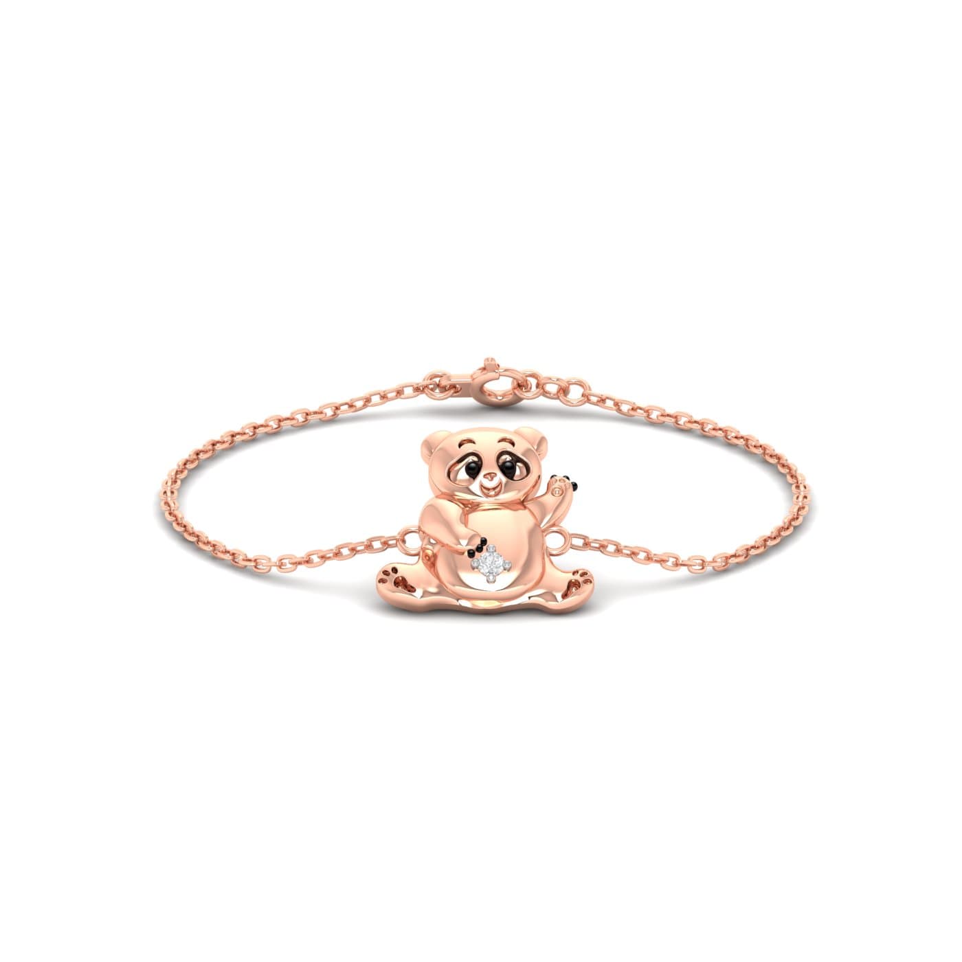 Lil Panda Kids Gold Bracelet