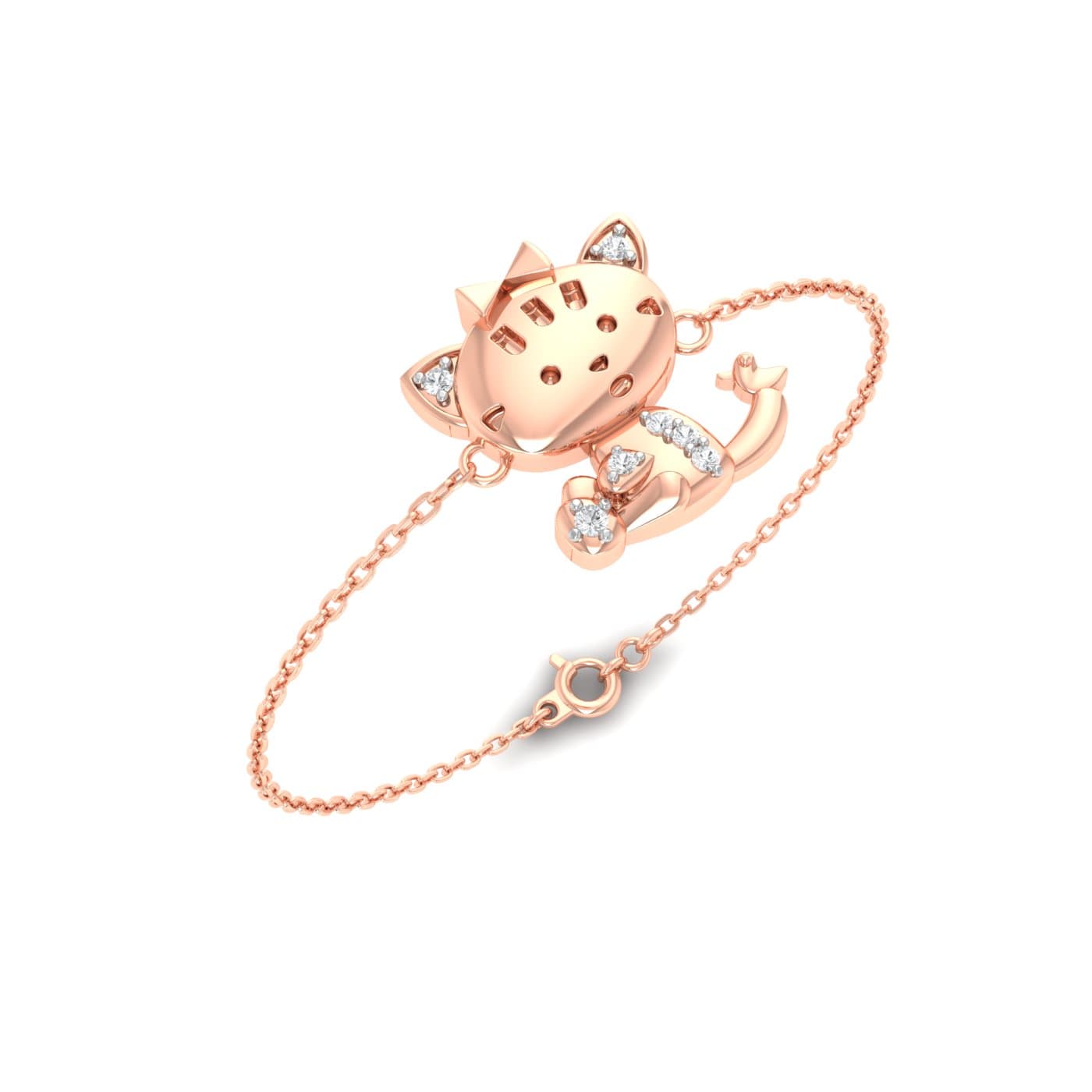 Kitty Gold Kids Bracelet