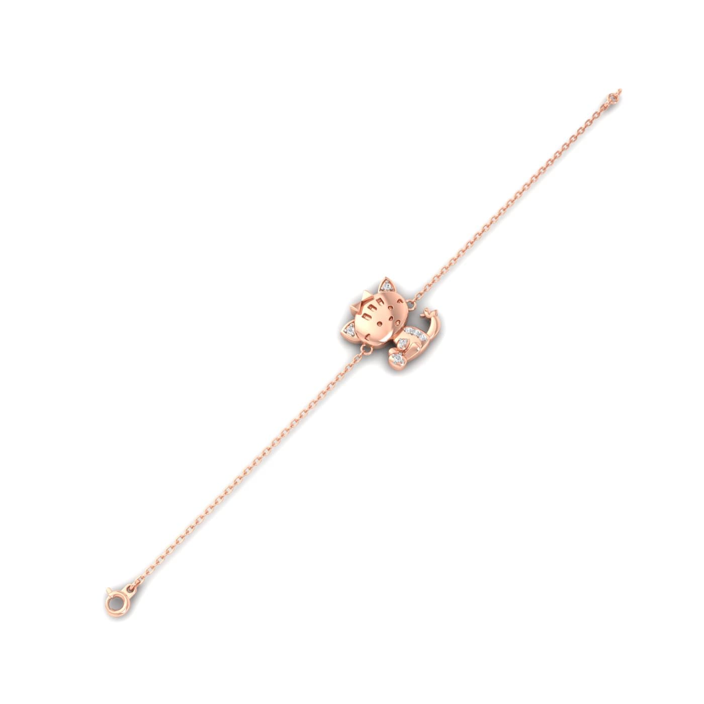 Kitty Gold Kids Bracelet
