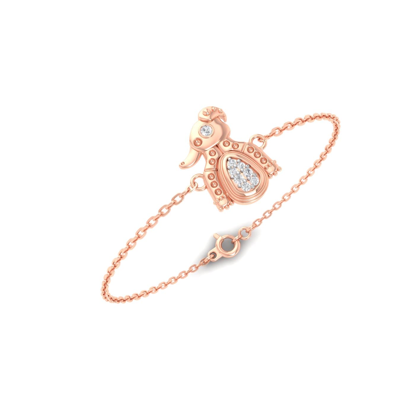 Ducky Diamond Kids Gold Bracelet