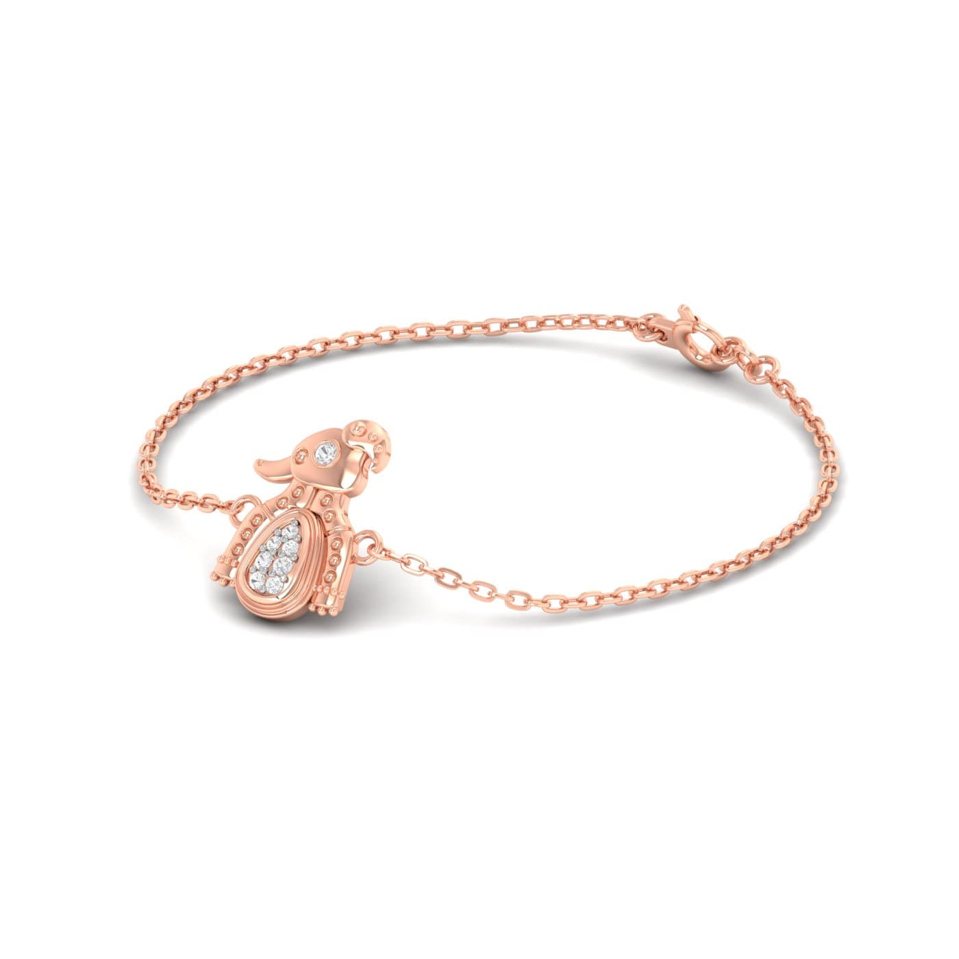Ducky Diamond Kids Gold Bracelet