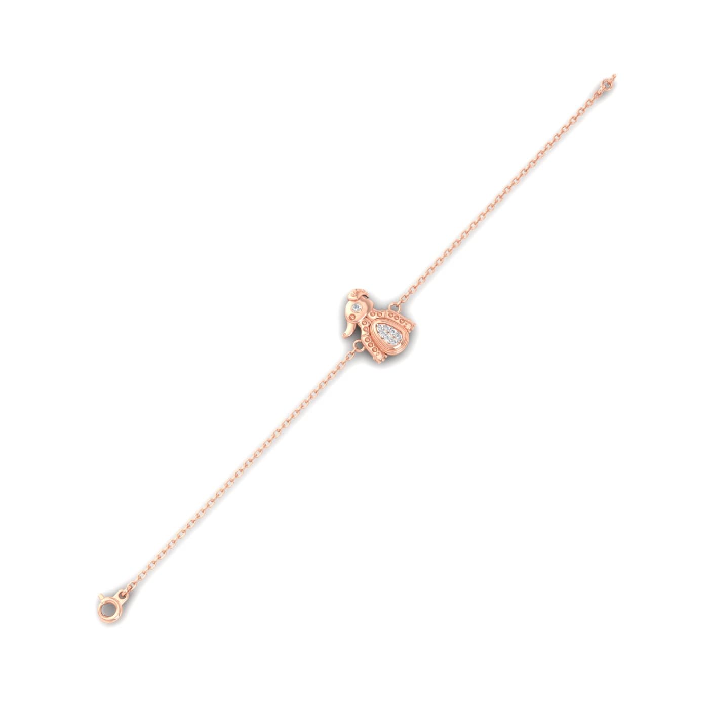 Ducky Diamond Kids Gold Bracelet